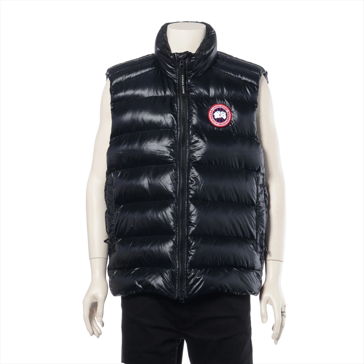 カナダグース ナイロン ダウンベスト LG 180/108Y メンズ ブラック