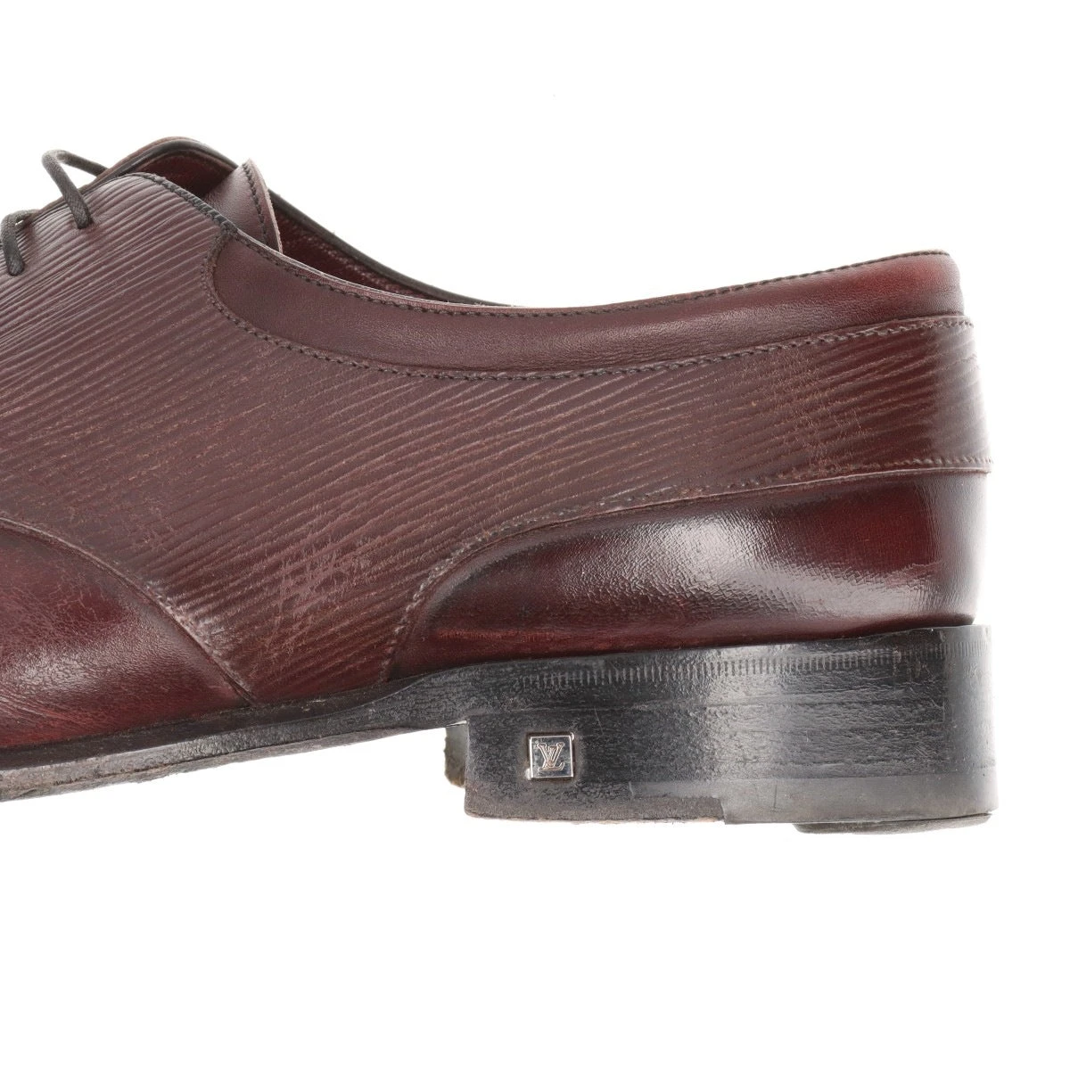 ヴィトン レザー レザーシューズ 9 メンズ バーガンディ ST0144