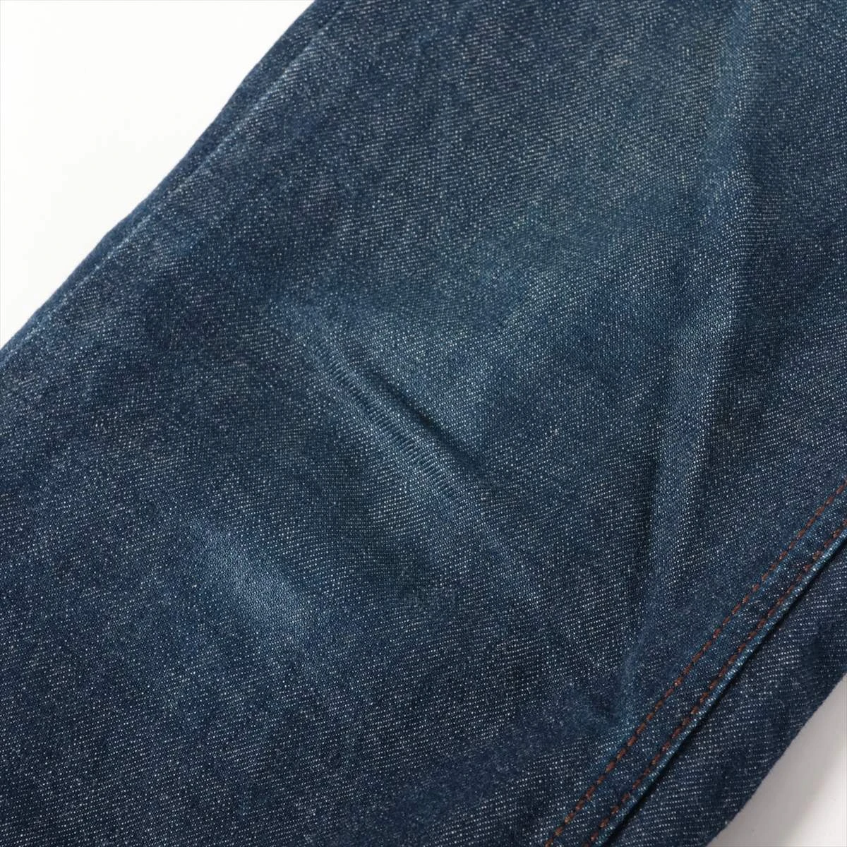 中古美品 エルメス メンズ ダークブルー ストレートデニム 42