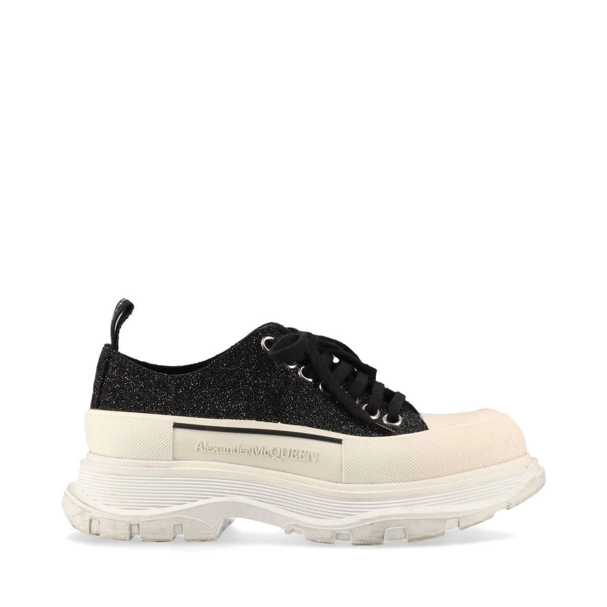 トレッドスリックスニーカー Men's Tread Slick Lace Up in Black | Alexander McQueen US