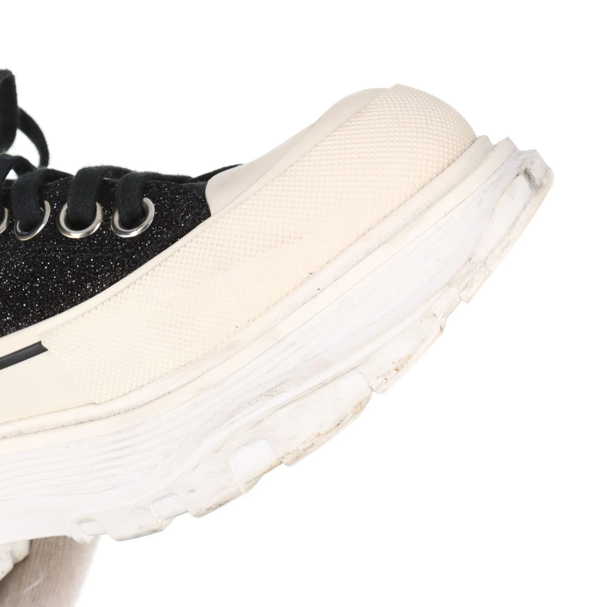 極美品✨アレキサンダーマックイーン スニーカー ラリー グリッター レザー Alexander McQueen アレキサンダーマックイーン LARRY OVERSIZED