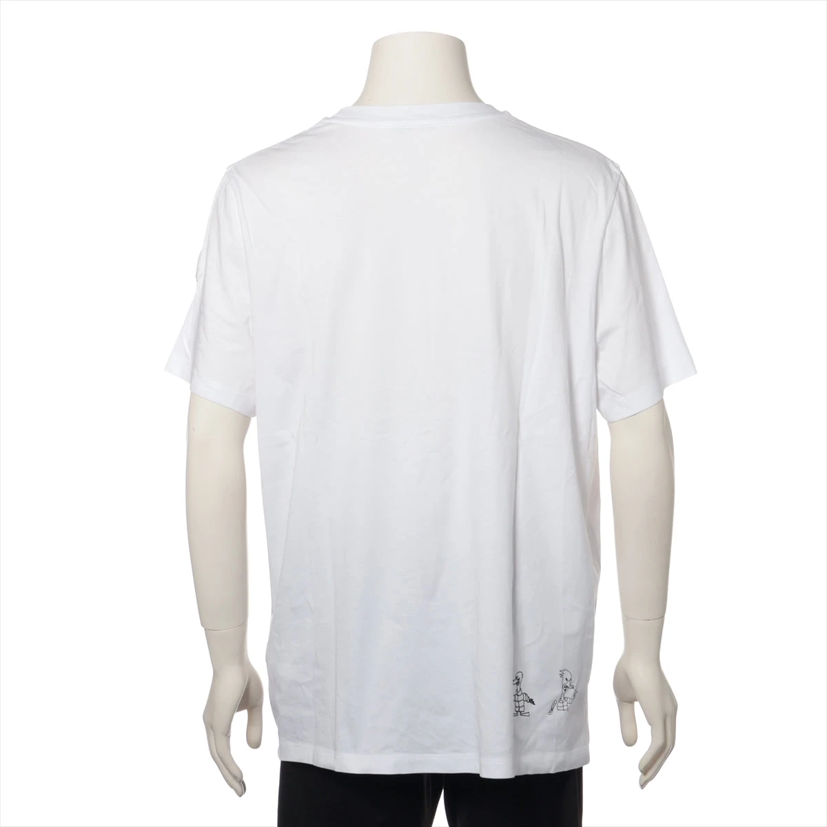 モンクレール 22年 コットン Tシャツ L メンズ ホワイト H20918C00029 