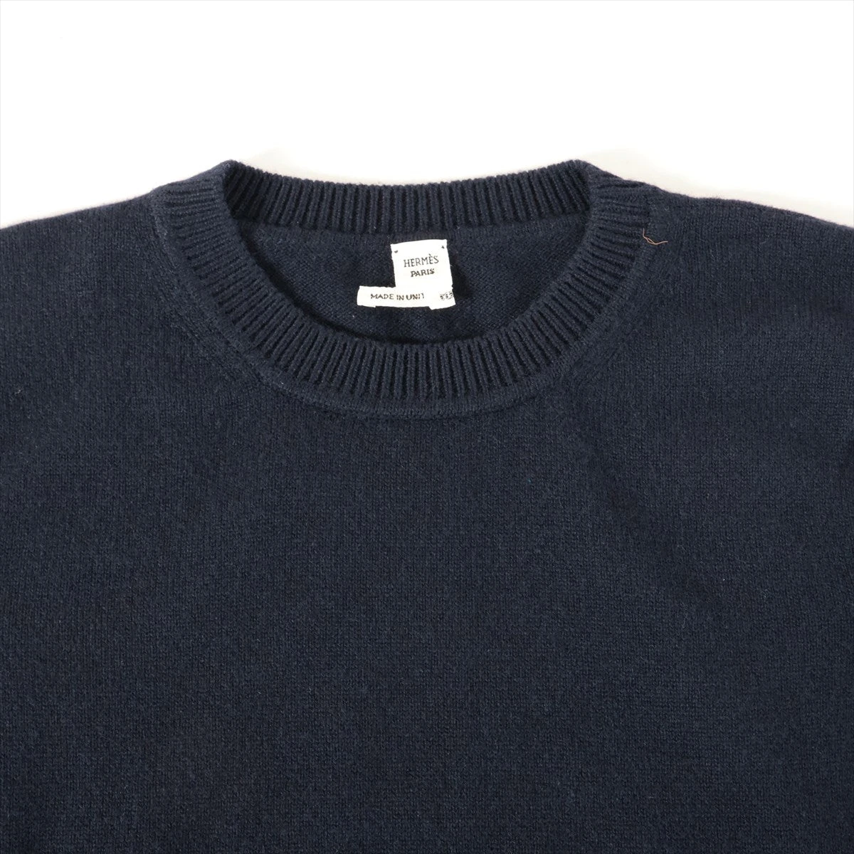 エルメス　ニットワンピース36 エルメス 23SS コットン×カシミヤ ニットワンピース 36