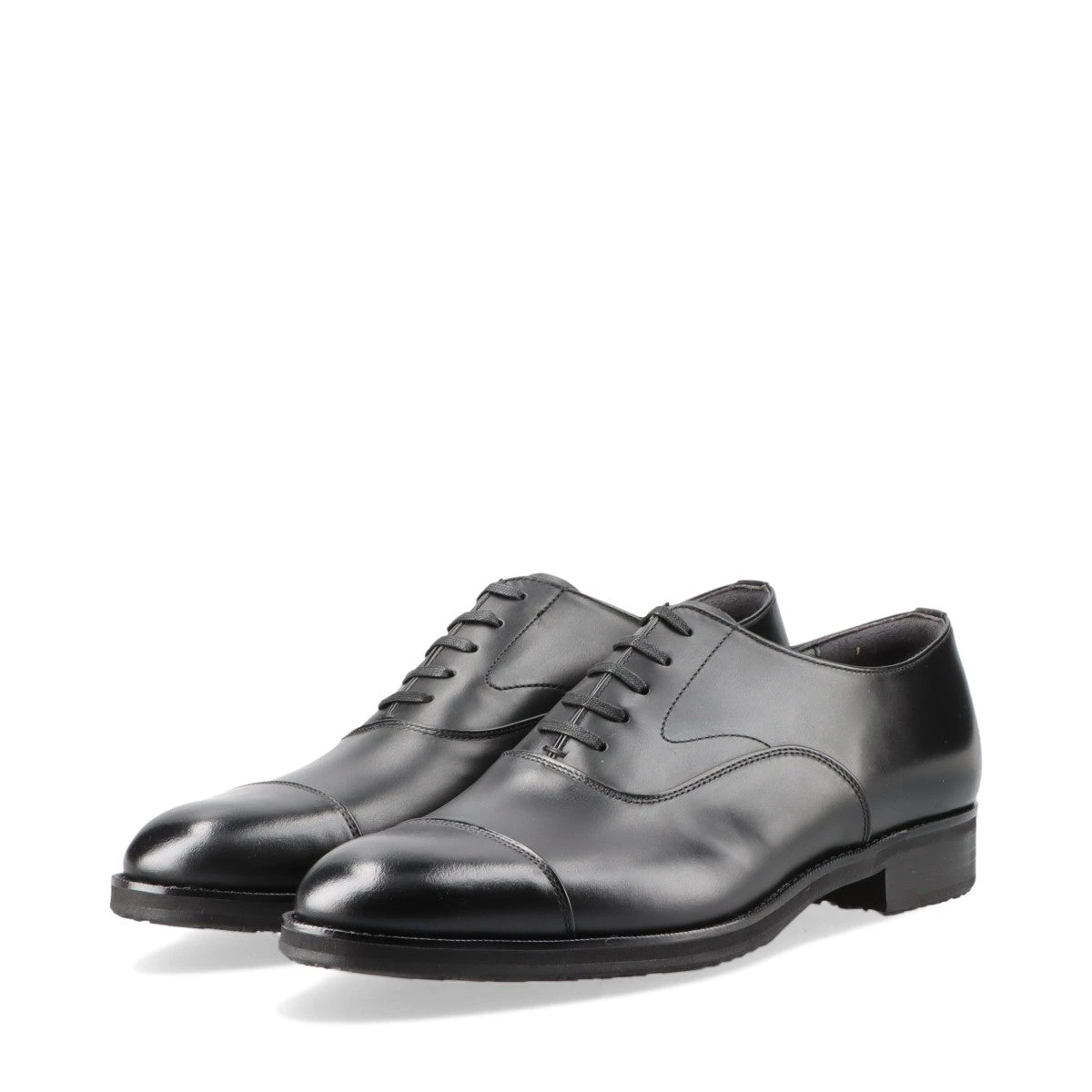 三陽山長 レザー レザーシューズ 8 メンズ ブラック 07402-035