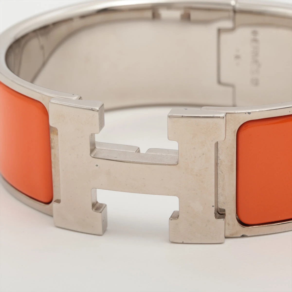 HERMES オレンジ バングル 本体　クリッククラックH エナメルブレスレット 《クリック・クラックH》 | Hermès