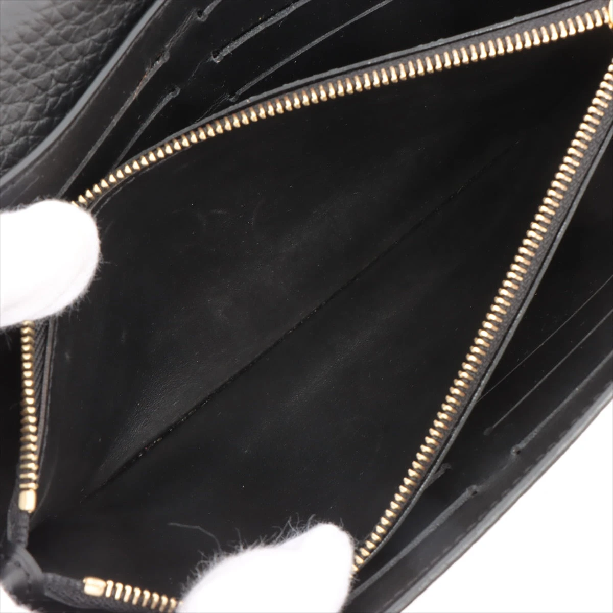 ヴィトン トリヨン ポルトフォイユカプシーヌ N90129 ノワール ロング