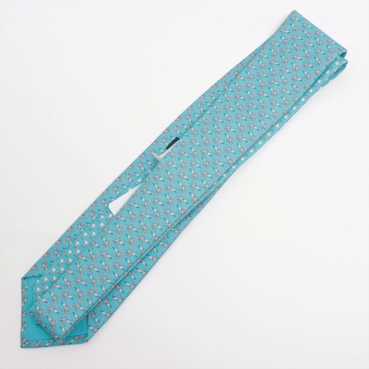 エルメス ネクタイ シルク ブルー A3161734｜中古ブランド品