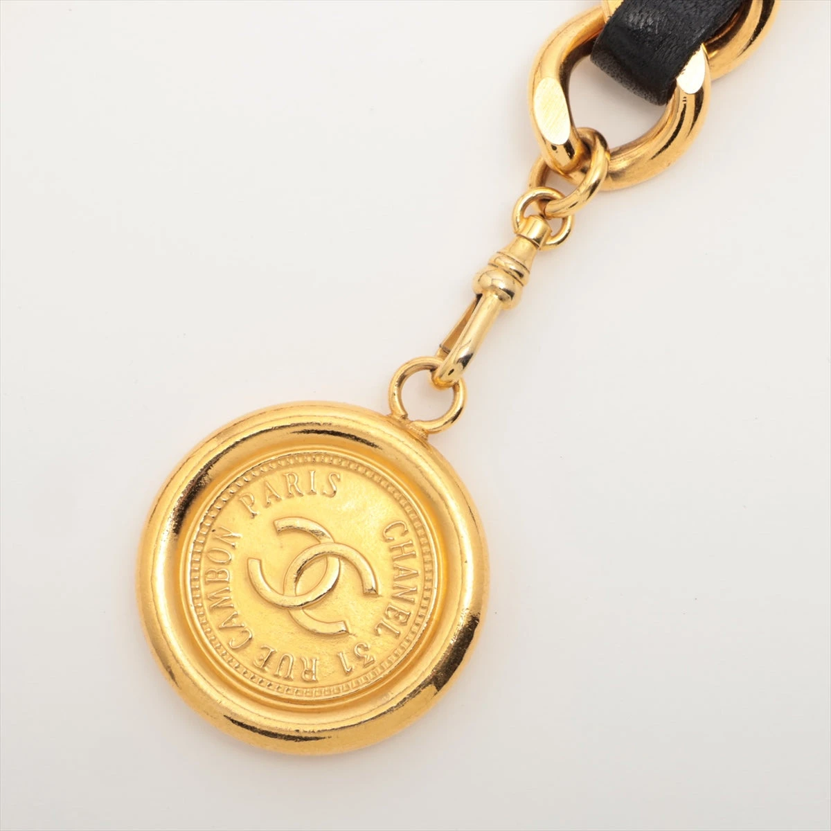 CHANEL 31 RUE CAMBON チェーンベルト GP×レザー CHANEL 31 RUE CAMBON チェーンベルト GP×レザー