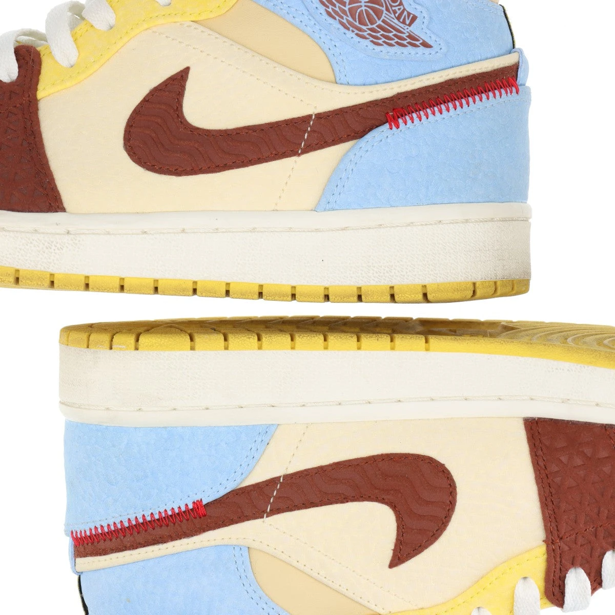 ナイキ×メゾンシャトールージュ AIR JORDAN 1 MID SE レザー 