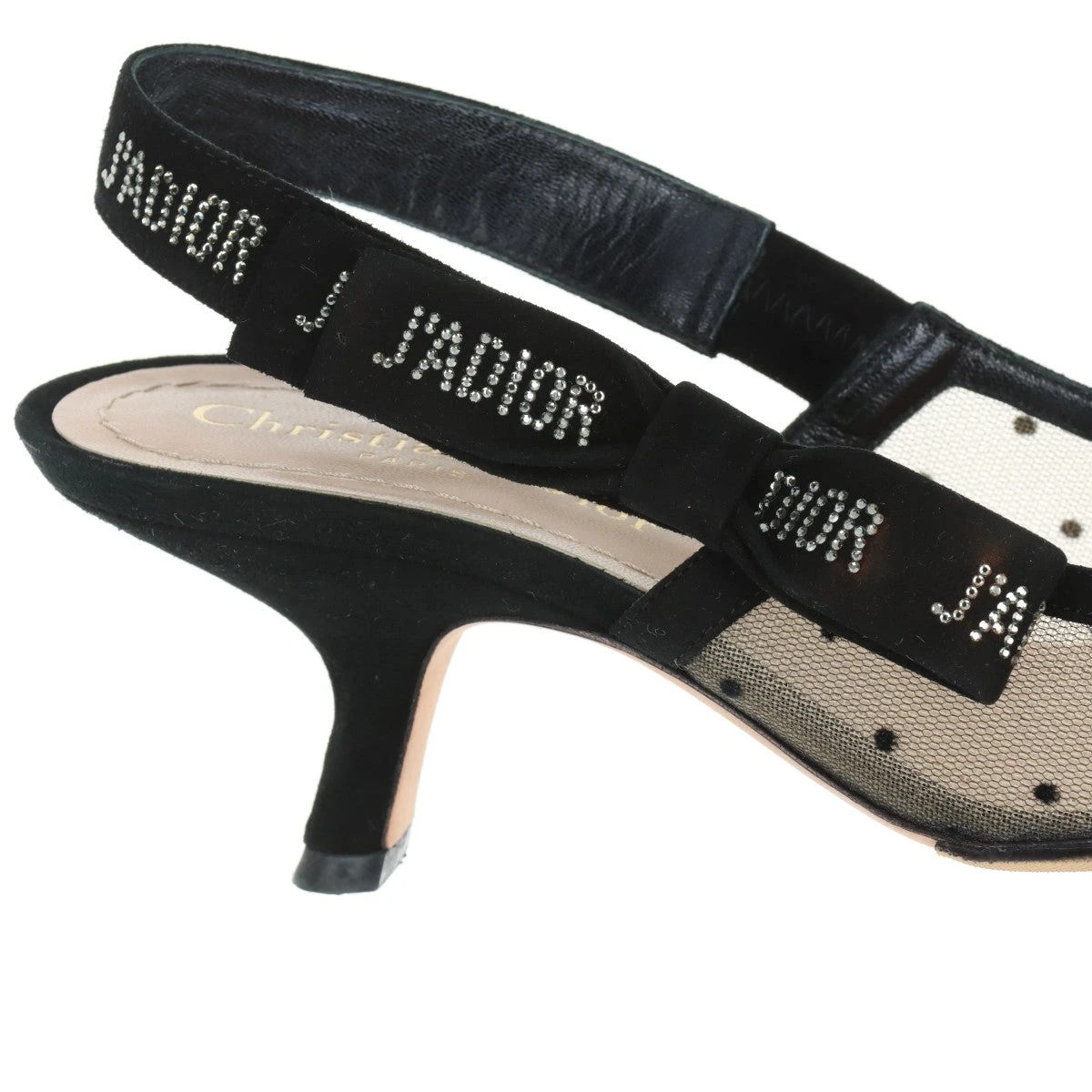 クリスチャンディオール J'ADIOR メッシュ×スエード ストラップ