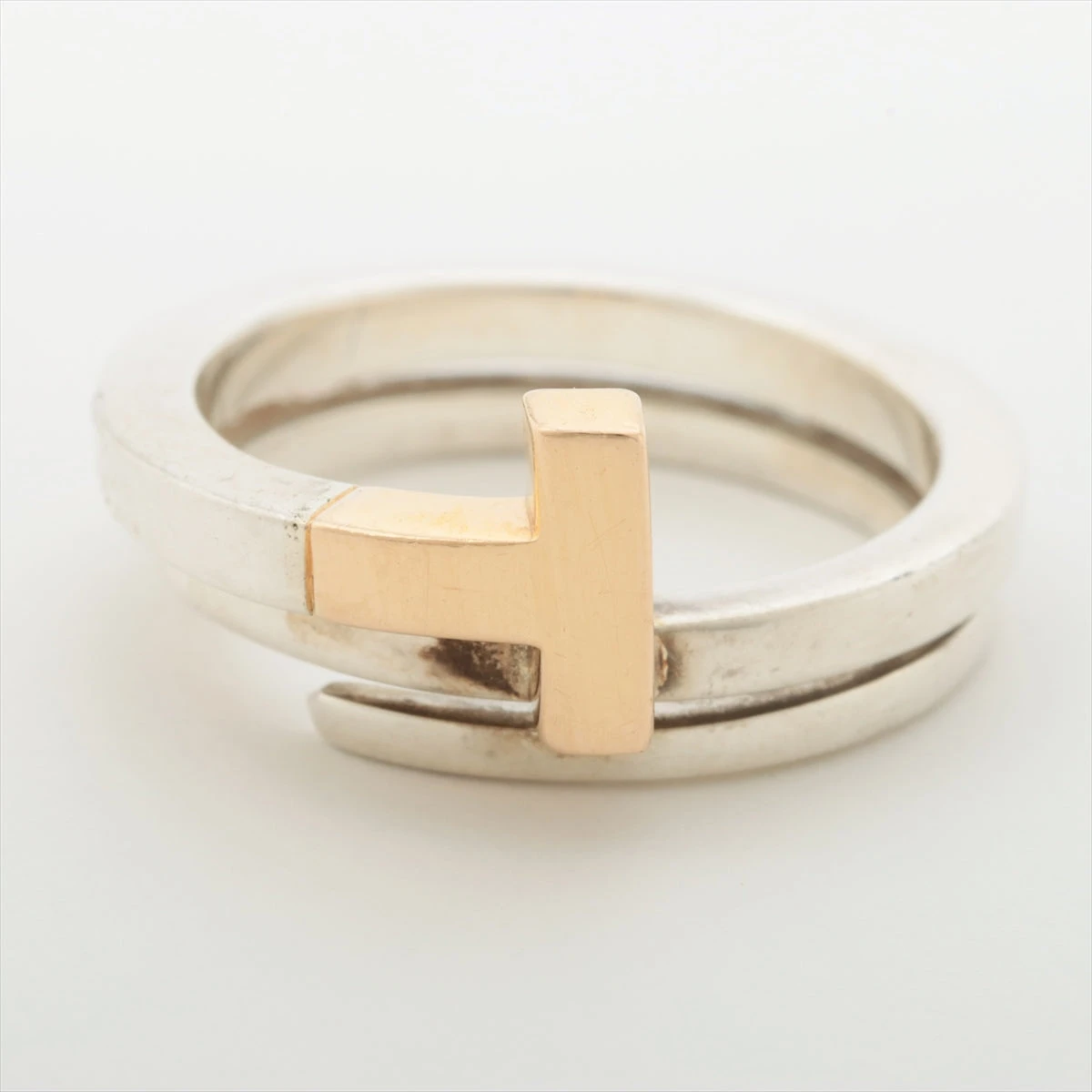 ティファニー Tラップリング Ag925 7号 箱袋付 ティファニー Tラップリング Ag925 7号 箱袋付