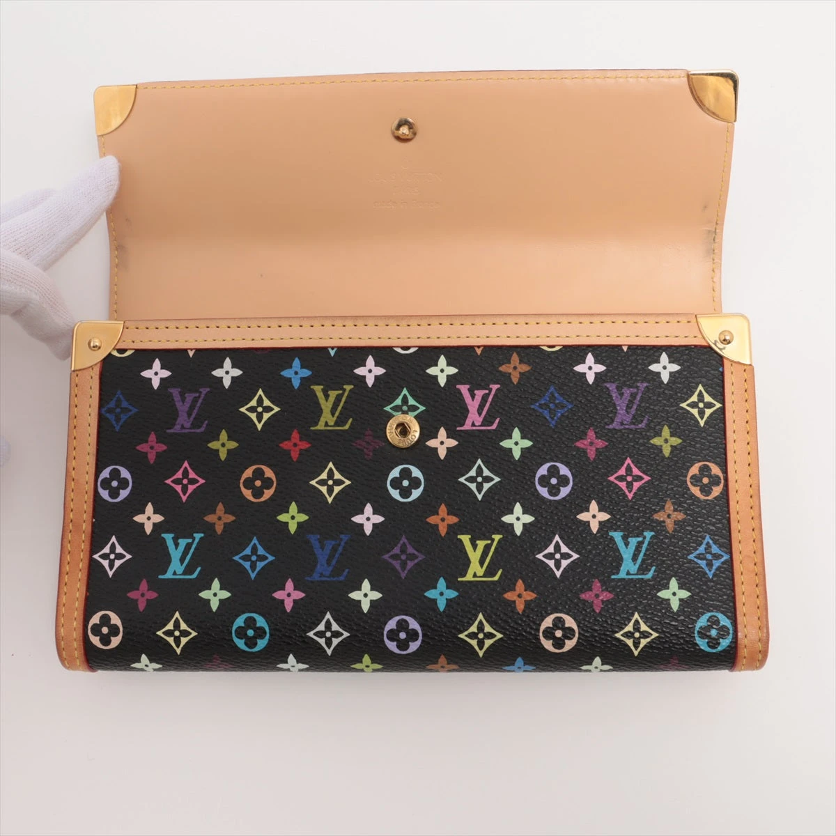 財布】LOUIS VUITTON ルイ ヴィトン モノグラムマルチカラー ポルト