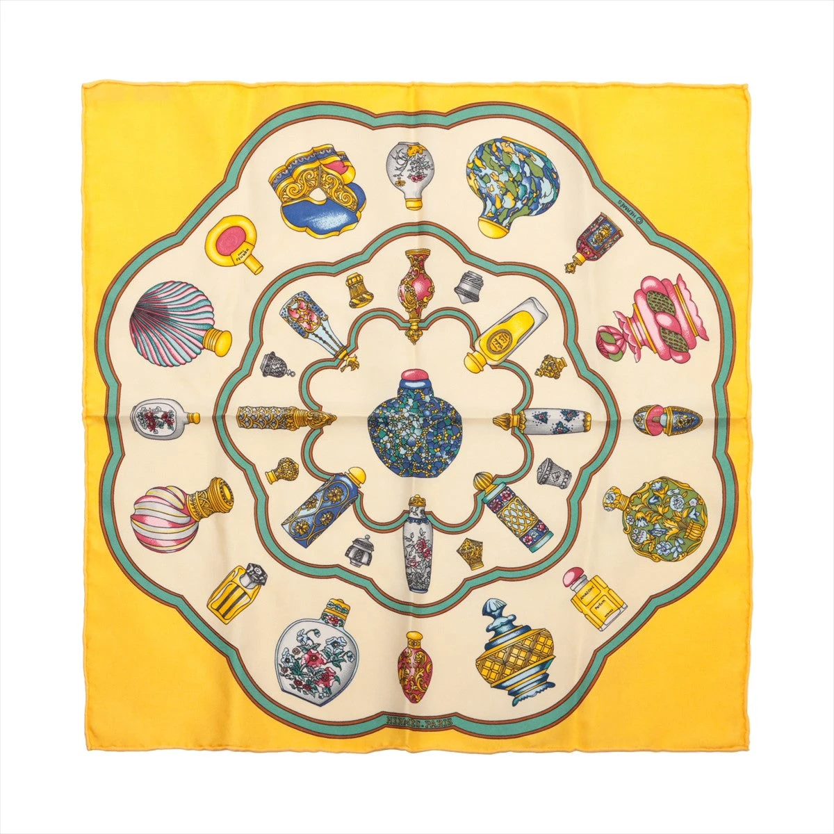 ⭐️SomaLi / そまり ⭐️HERMES幸運のお守りカレ45 イエロー ⭐️SomaLi / そまり ⭐️HERMES幸運のお守りカレ45 イエロー