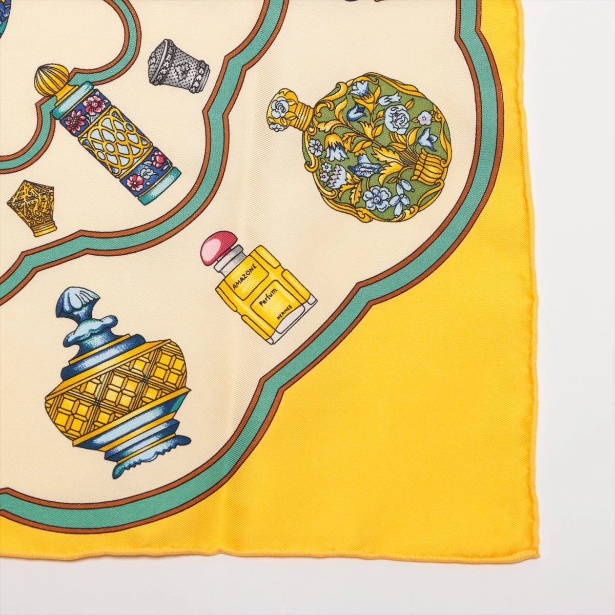 エルメス カレ45 Qu importe le flacon 香水瓶 スカーフ シルク