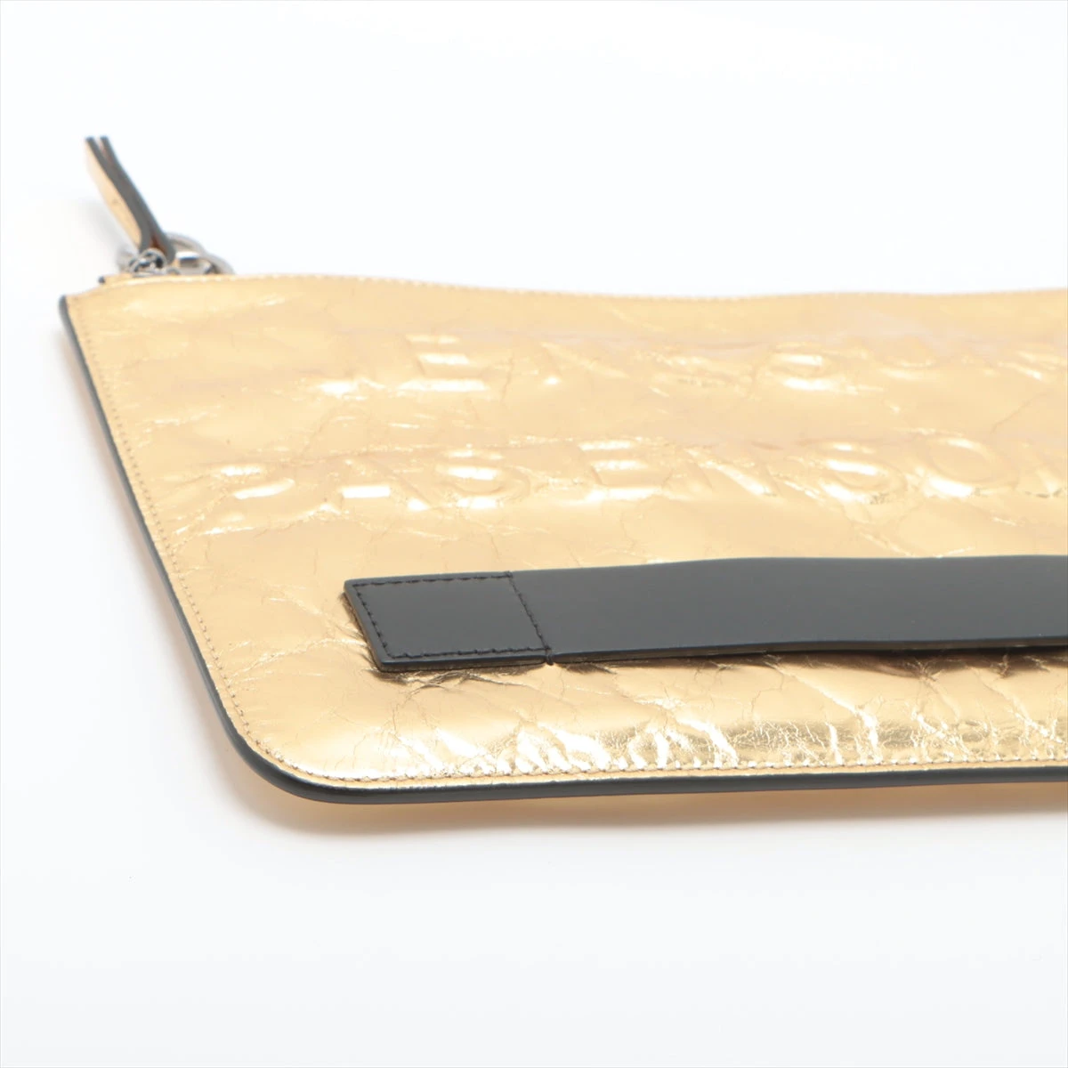 CHANEL ゴールド クラッチバッグ シャネル ココマーク レザー クラッチバッグ ゴールド シルバー