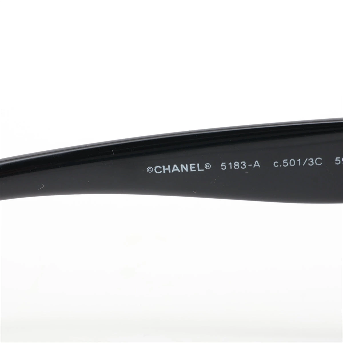 パグ✨CHANEL サングラス 黒 ココマーク 5183-A オーバル 袋 シャネル 5183-A ココマーク サングラス プラスチック ブラック