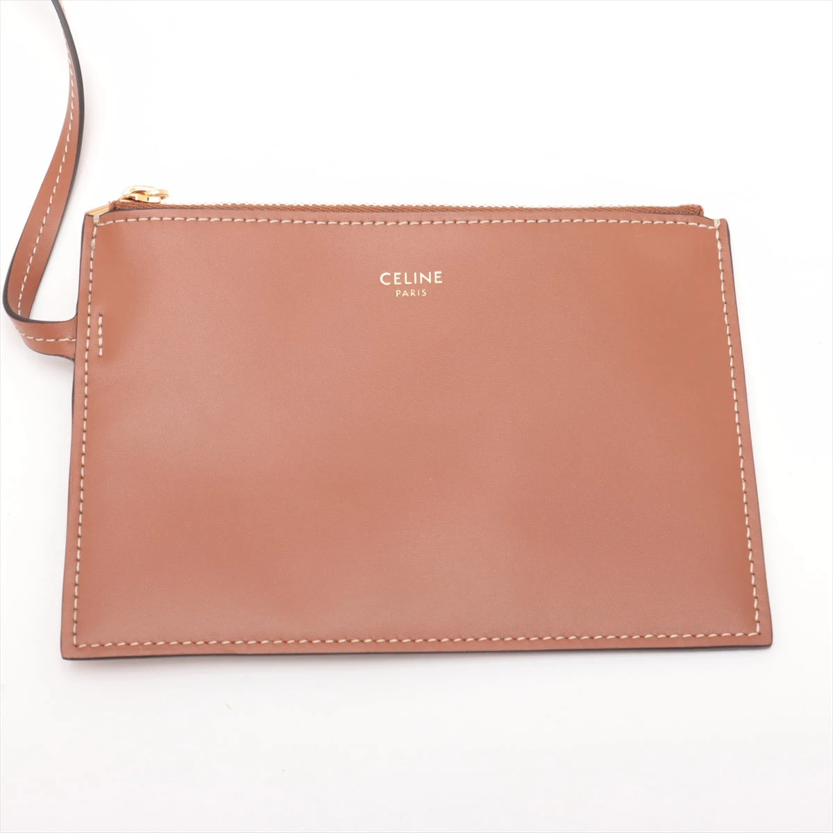 セリーヌ トリオ　スモール　ベージュ CELINE セリーヌ トリオスモール ショルダーバッグ レザー