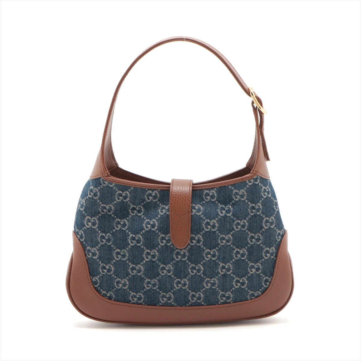 極美品☆　グッチ　ジャッキー　デニム　GG　ワンショルダーバッグ　ホーボー 極美品☆ グッチ ジャッキー デニム GG ワンショルダーバッグ