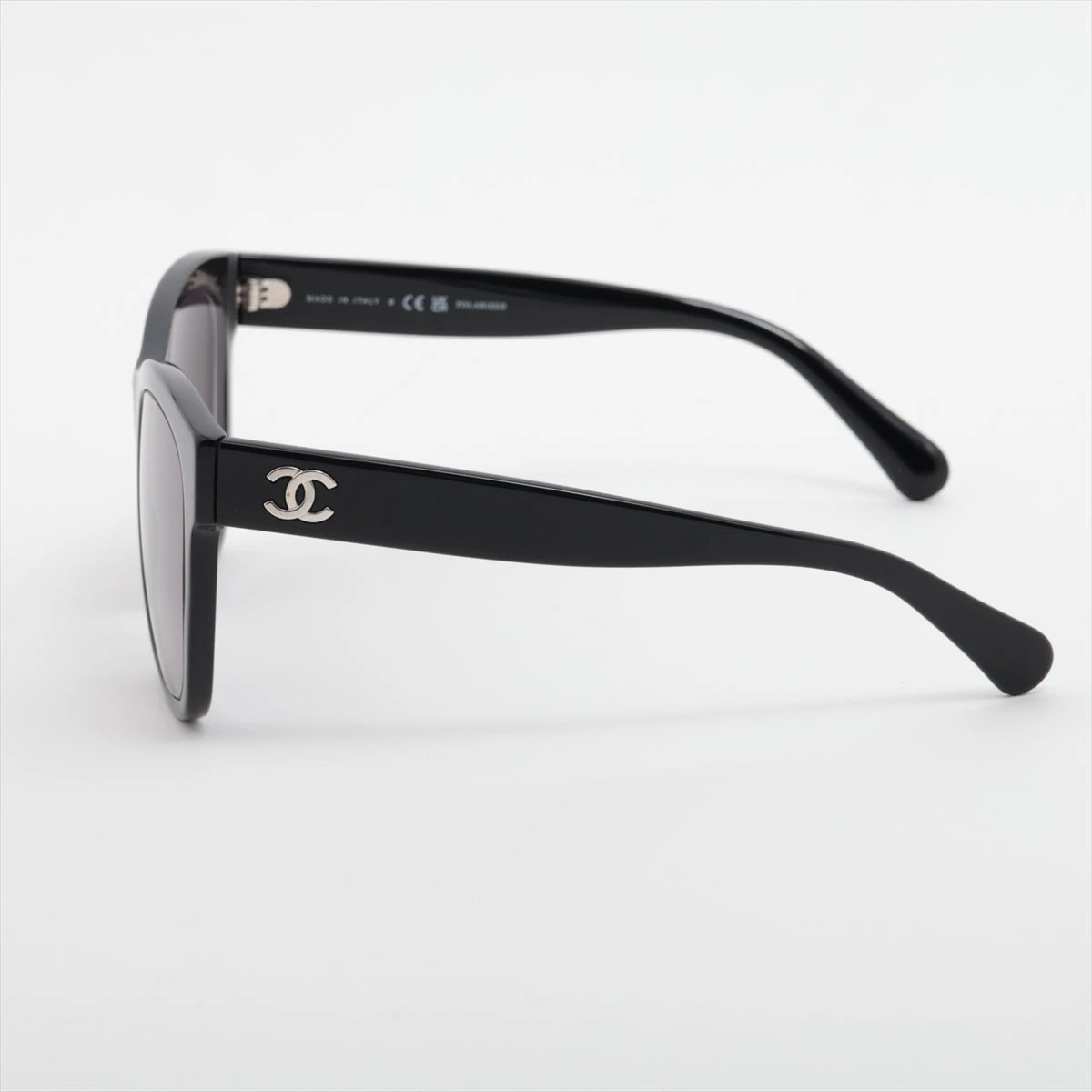 美品　CHANEL シャネル　サングラス　5380-A ブラック 本物良品□シャネル□サングラス/5380-A/ココマーク/シルバー