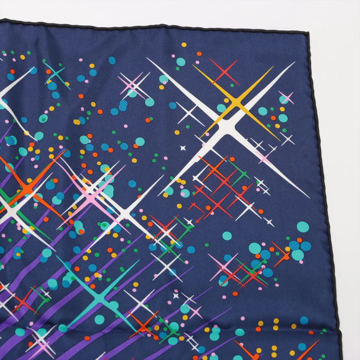 エルメス　スカーフ 90cm 未使用保管レア品❗️「マジックケリー」柄 エルメス カレ90 Magic Kelly マジックケリー スカーフ シルク