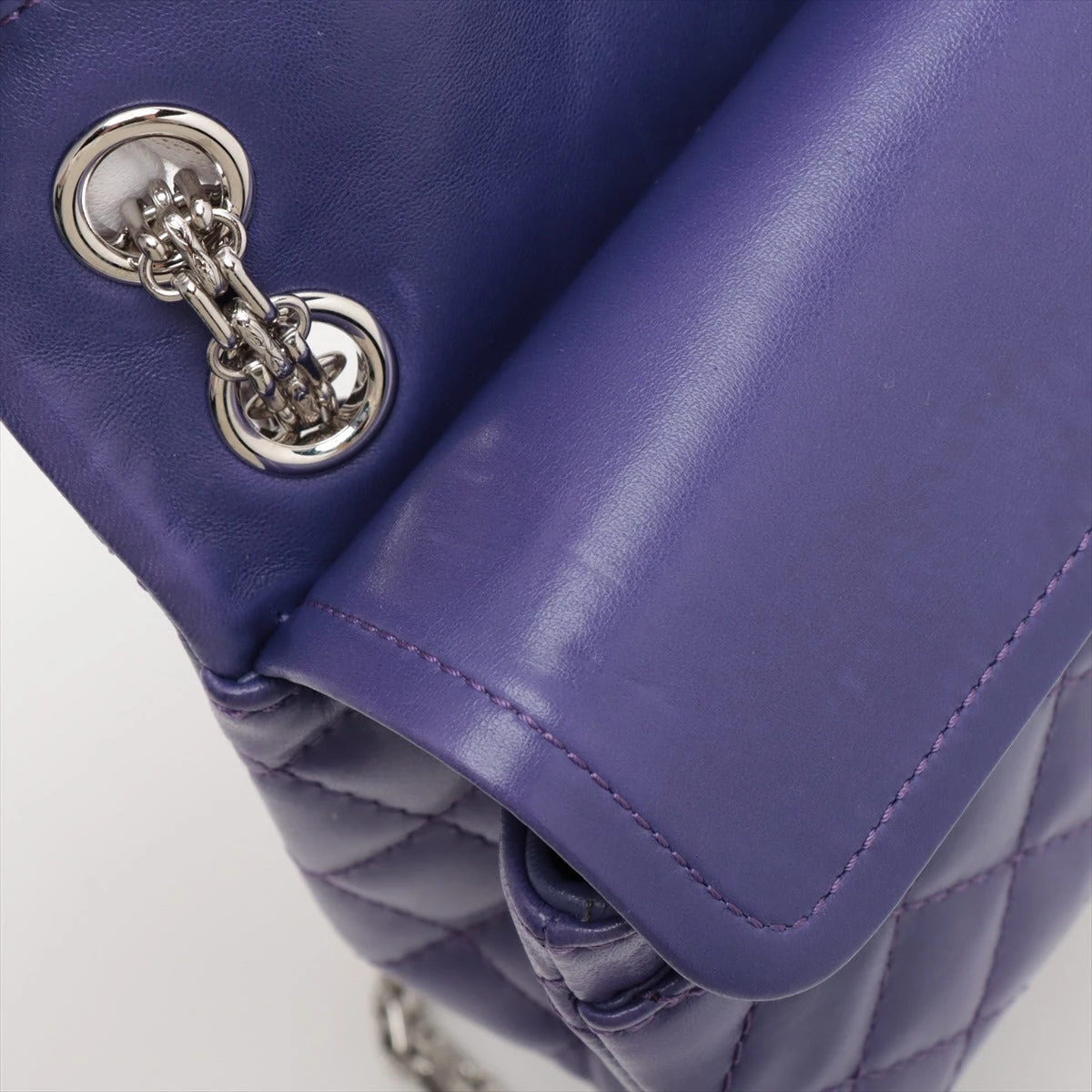 KAGE 様♡CHANEL 2.55 パープル　マトラッセ ハンドバッグ シャネル マトラッセ 2.55 ミニ ラムスキン ダブルフラップ