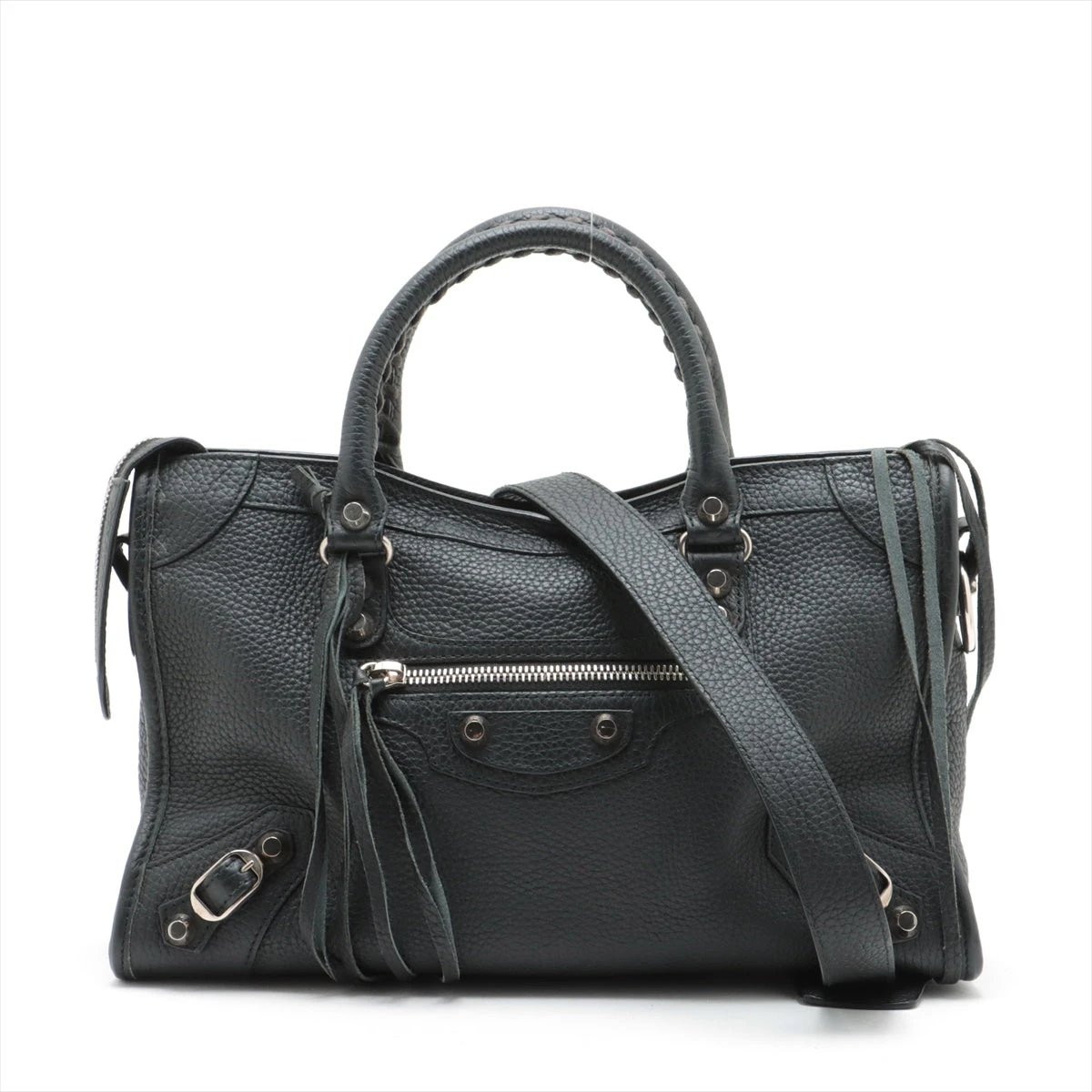 美品 バレンシアガ シティ クラシック メンズ ビジネスバッグ ２室 ブラック BALENCIAGA CITY(バレンシアガ シティ) バッグ・カバン(メンズ