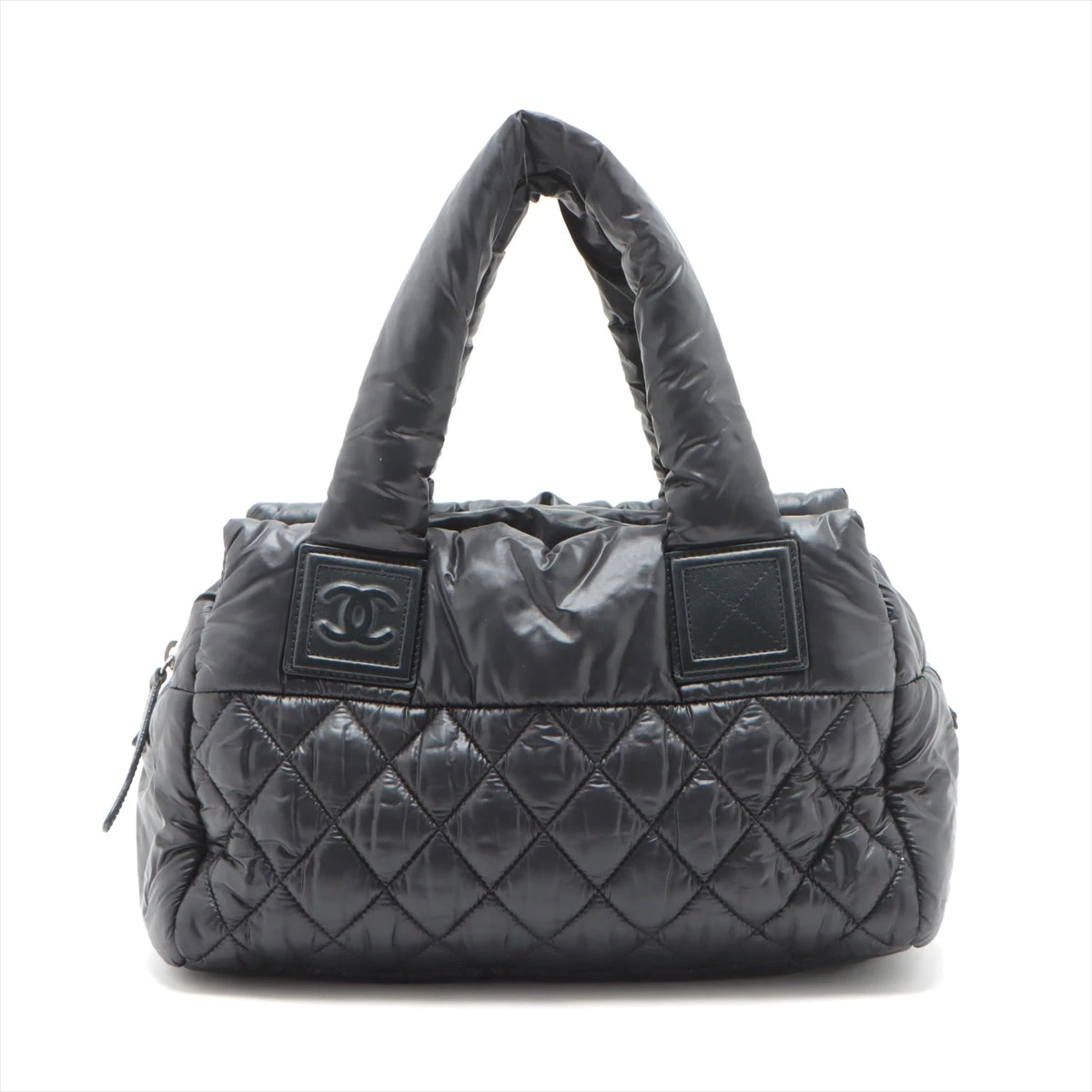 CHANEL コココクーン ラムスキン CHANEL シャネル コココクーン トートバッグPM ブラック/SVラムスキン