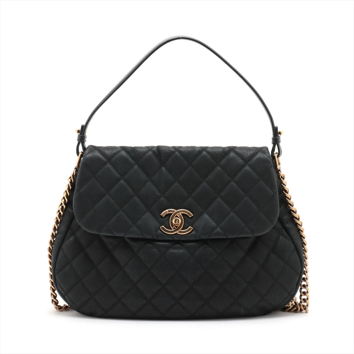 シャネルラムスキンココマーク2wayショルダーバッグ シャネル CHANEL 27番台ココマーク ラムスキン マトラッセ 2WAY