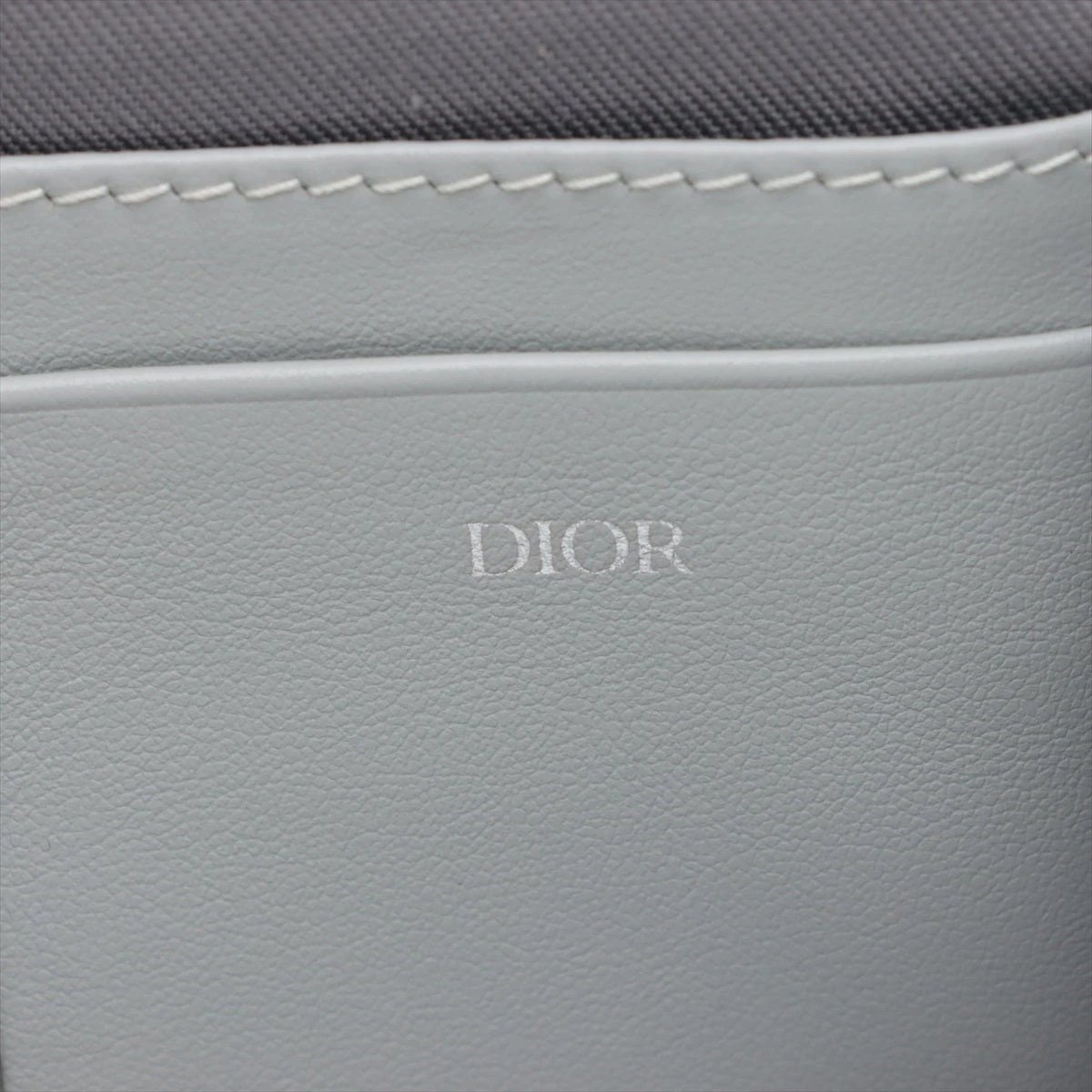 クリスチャンディオール CDダイヤモンド PVC×レザー ショルダーバッグ