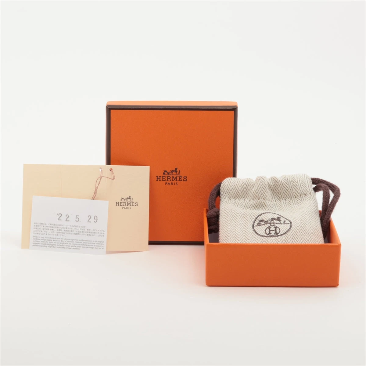エルメス アス ドゥ クール As de Coeur トランプ スート ピアス HERMES （新品・未使用品）エルメス アス ドゥ クール トランプ
