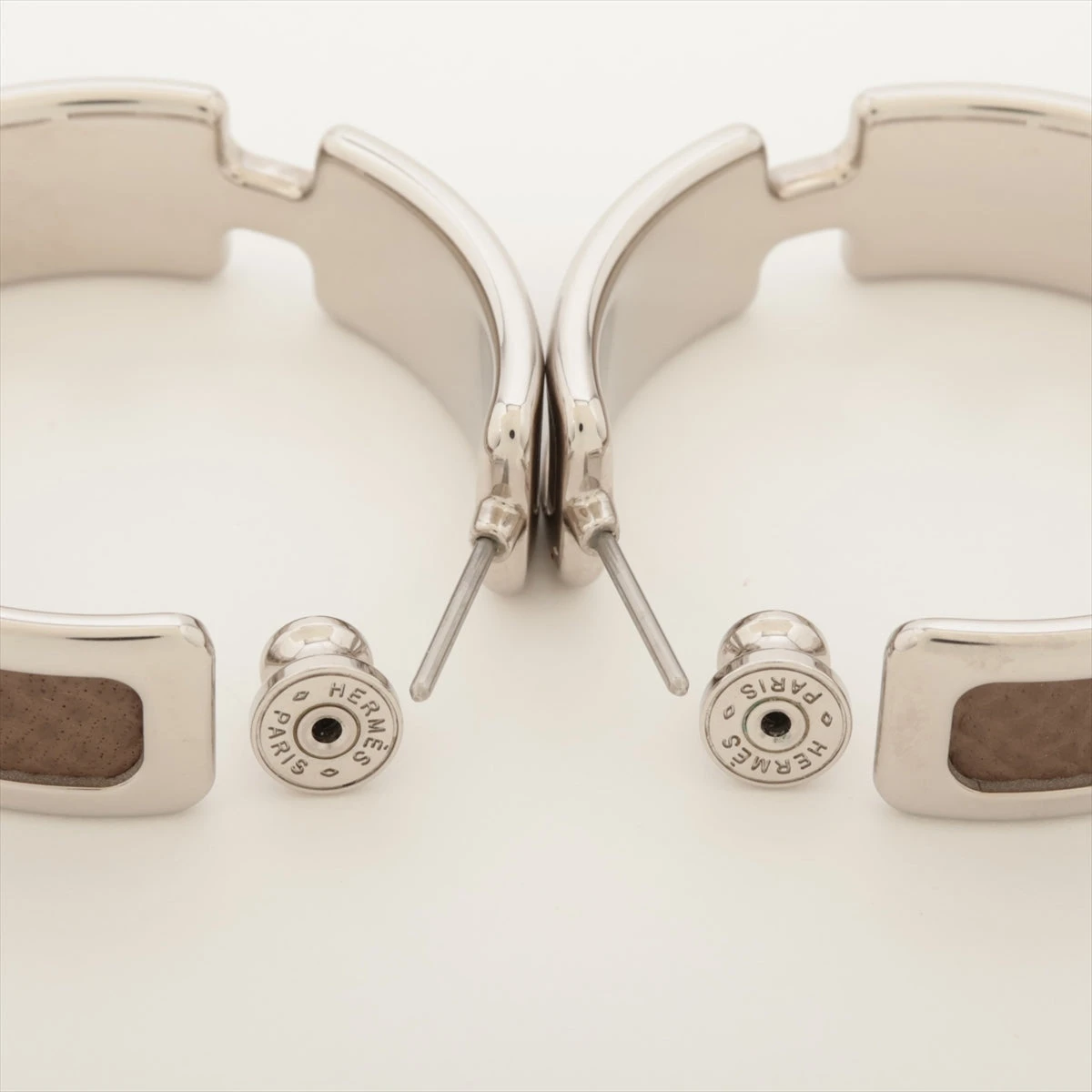 HERMES エルメス　レザーフープピアス　ホワイト 楽天市場】エルメス フープピアスの通販