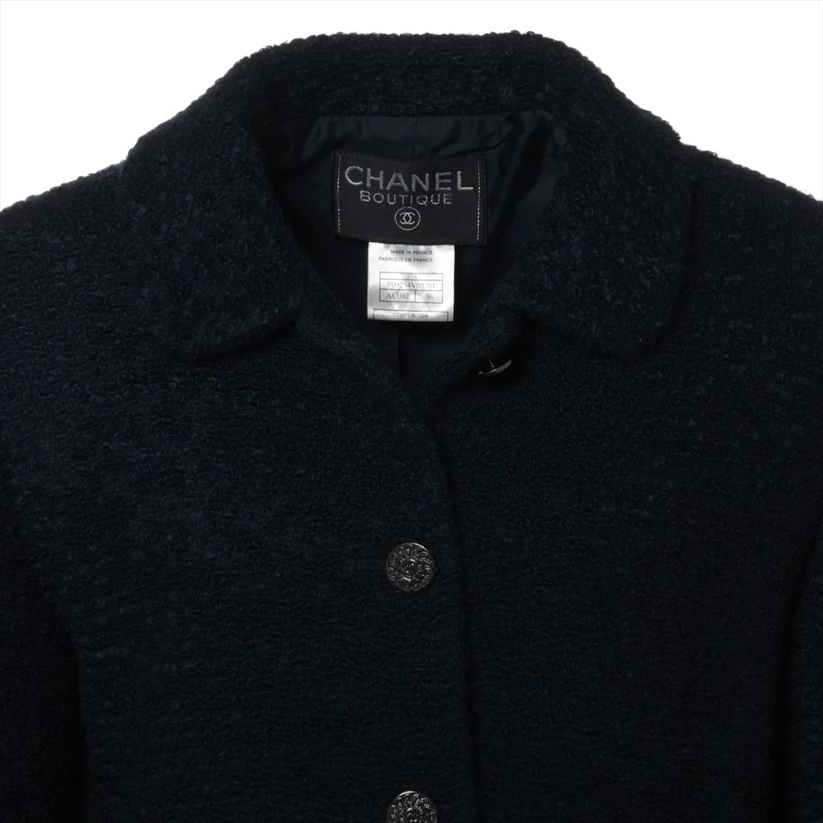 シャネル 97A CHANEL PARIS ロゴボタン ヌバックレザー コート 2104102233071_sub01_LL.jpg