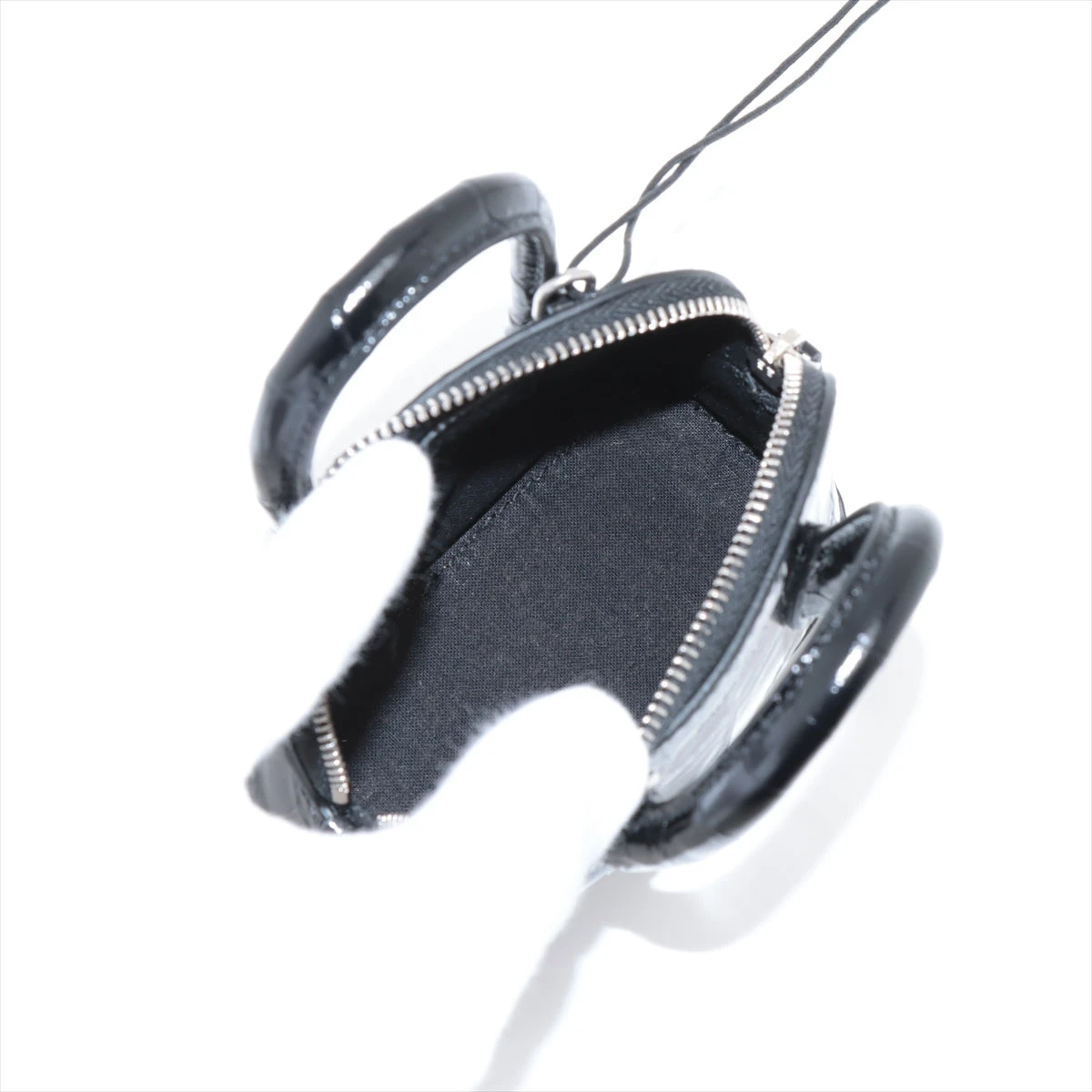 バレンシアガ ビルトップハンドルミニ クロコ型押し 2WAY