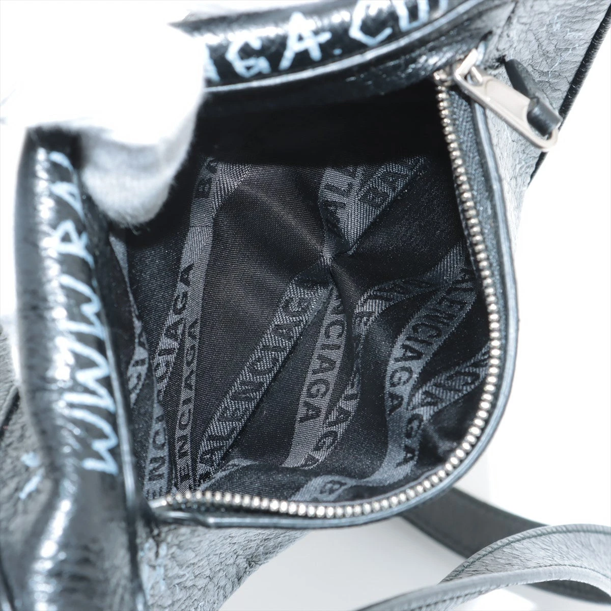 バレンシアガ グラフィティ スーベニア レザー チェーン