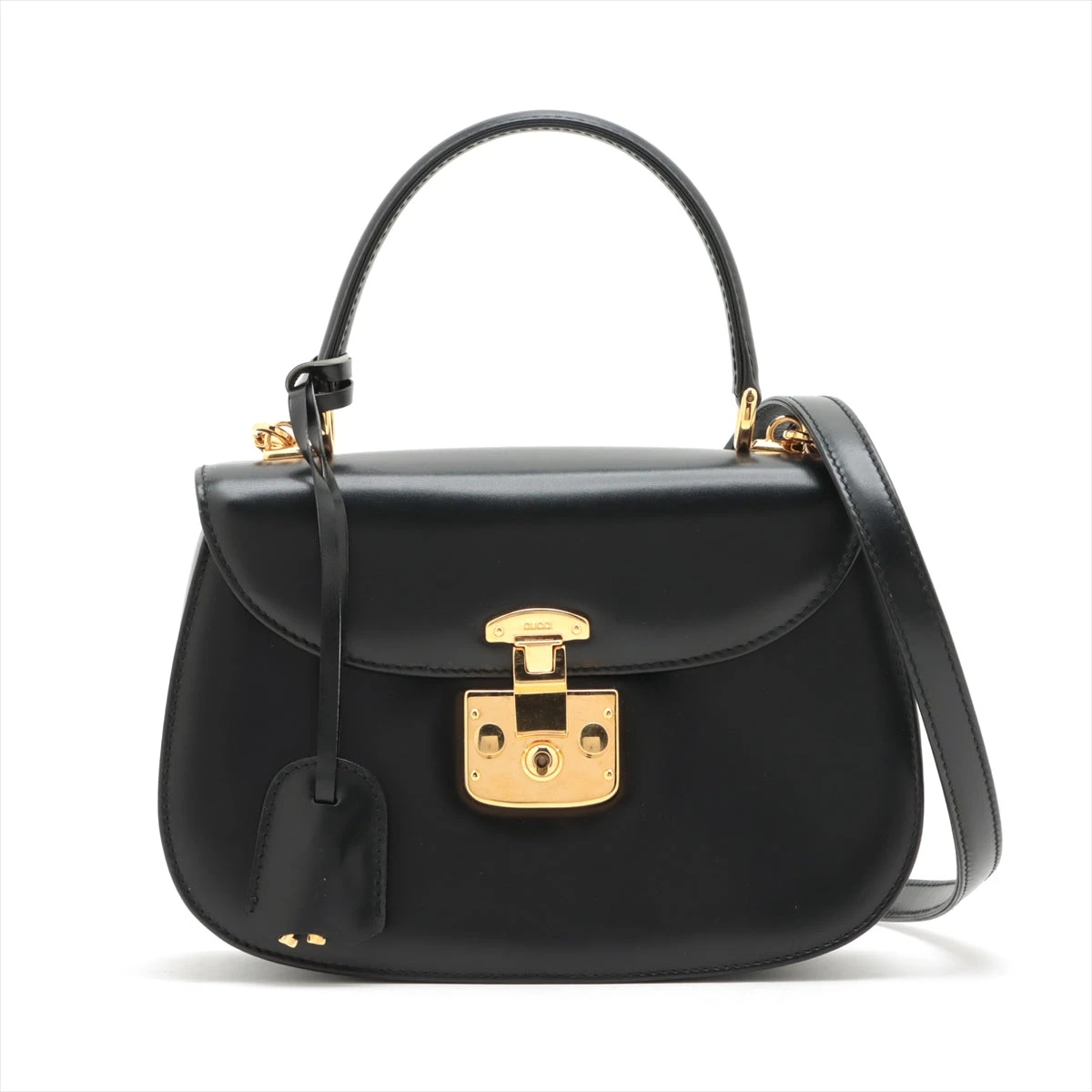 未使用に近い✨グッチ　ハンドバッグ　ブラック　黒 GUCCI グッチ バッグ レディース ブランド ハンドバッグ
