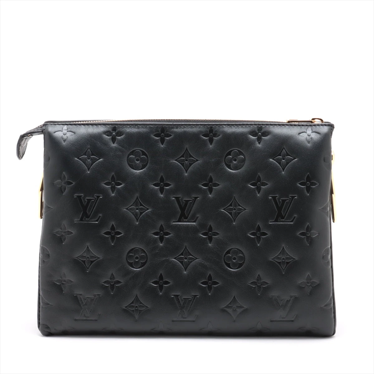 美品✨ ルイヴィトン モノグラム エンボス ジャーマントレイナー 25cm相当 ヴィトン モノグラムエンボス クッサンPM M57790 RFID反応あり