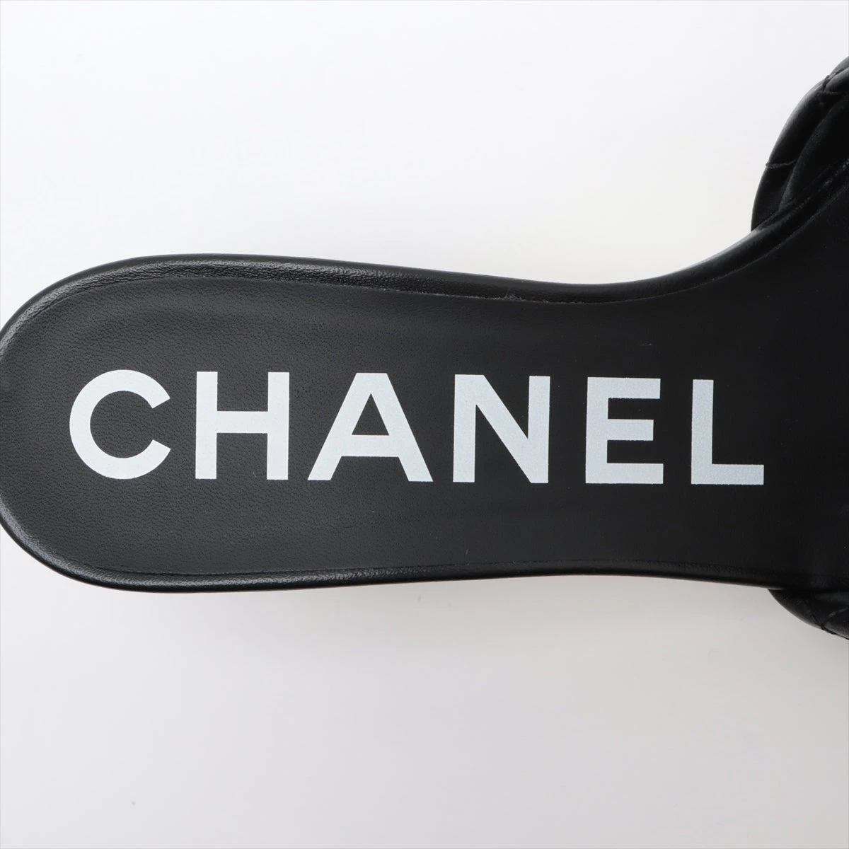 訳あり　CHANEL シャネル ココマーク マトラッセ レザー サンダル 36 シャネル ココマーク マトラッセ レザー サンダル 36C