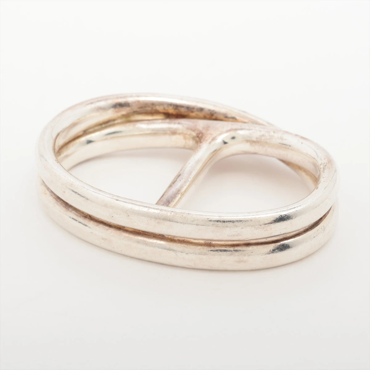 【おしゃれ♪】◆HERMES◆ ダブルリング シェーヌダンクルパンク エルメス シェーヌダンクル パンクダブル リング 50 925 20.7g