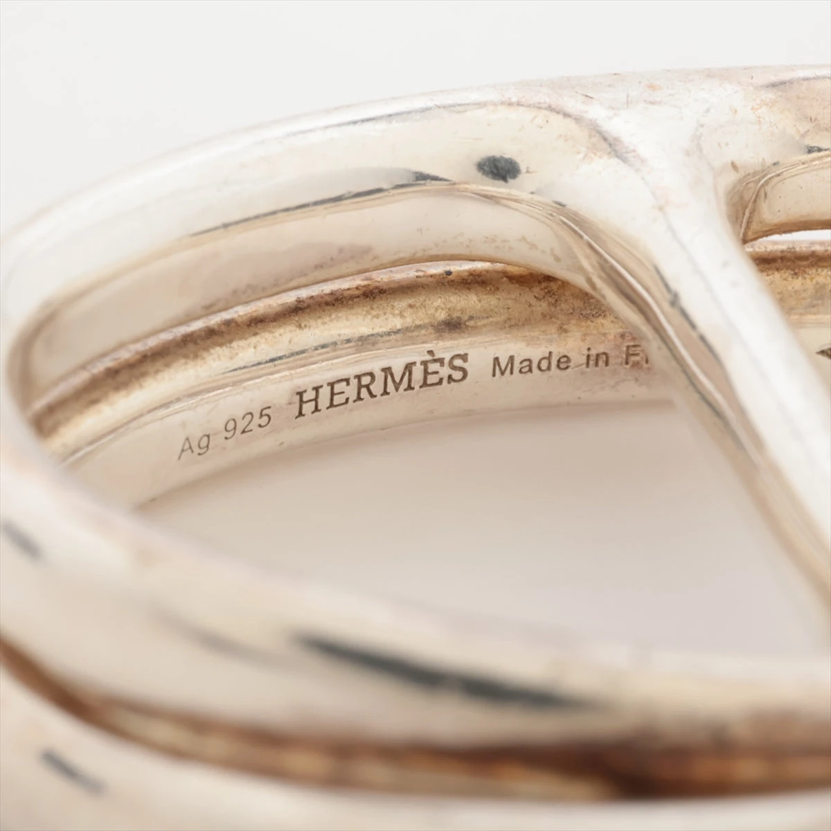 エルメス　シェーヌダンクルパンク　シルバーリング　51 楽天市場】本物 エルメス HERMES シェーヌダンクル パンク