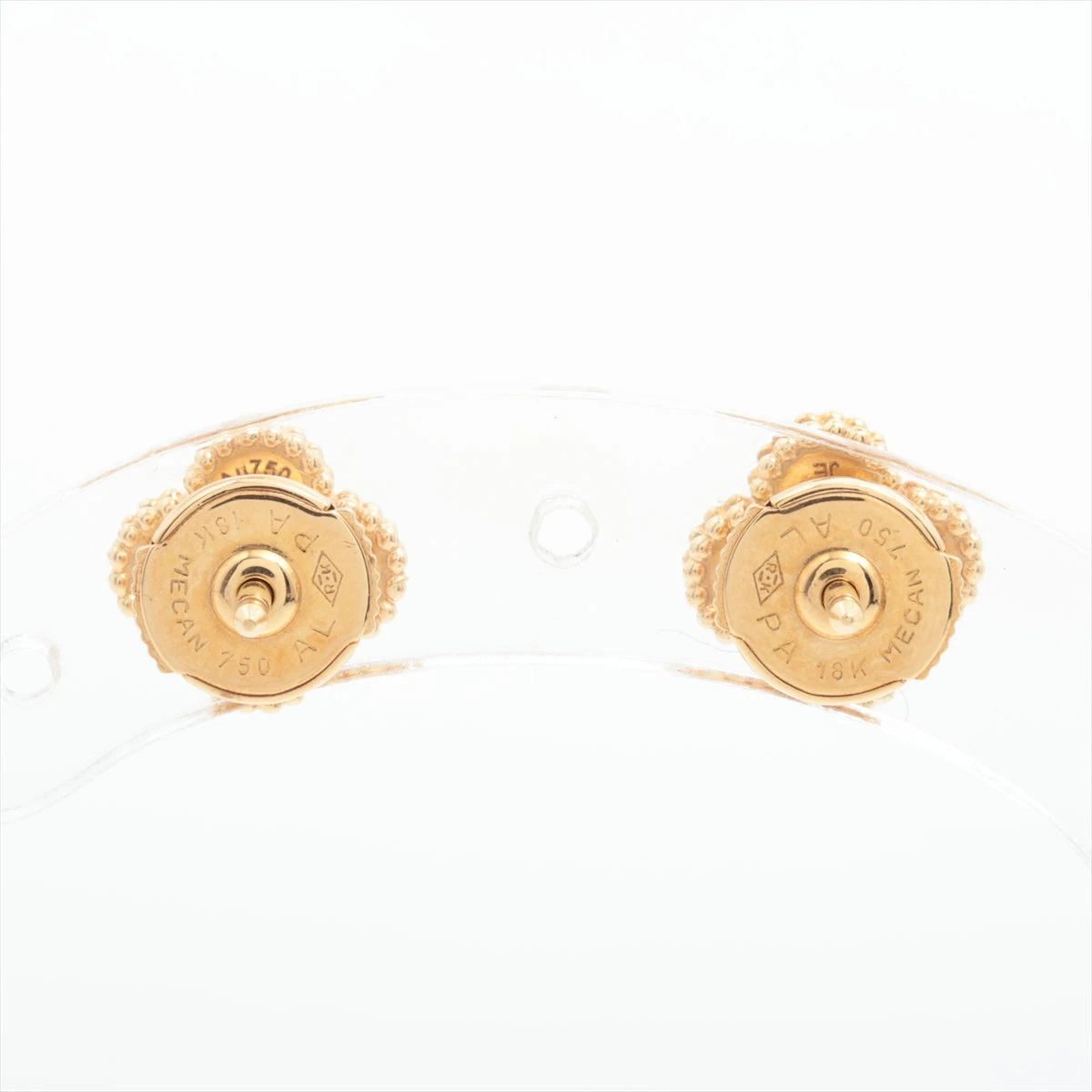 ヴァンクリーフ&アーペル スウィートアルハンブラ オニキス ピアス 750