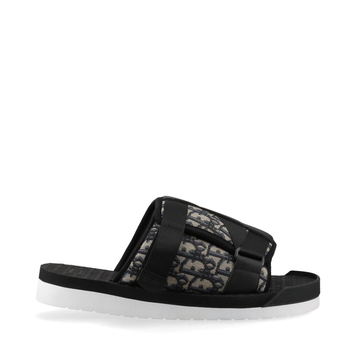 ディオール アルファ レザー×ファブリック サンダル 44 メンズ