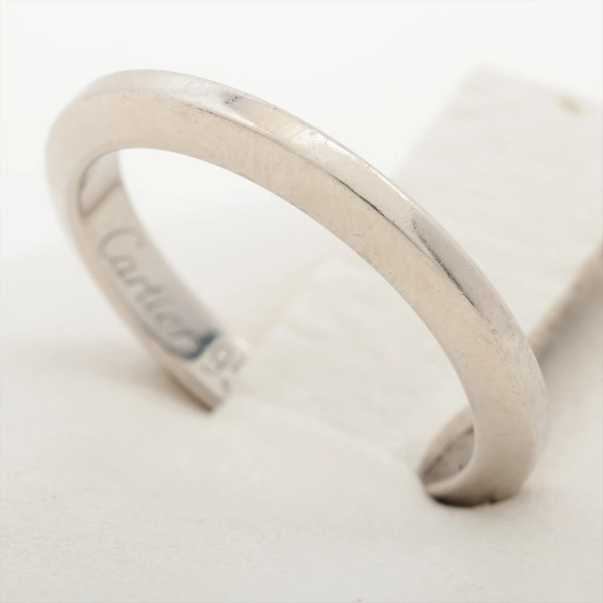 Cartier カルティエ C ドゥ PT950 48刻印 約8号 カルティエ Cドゥ