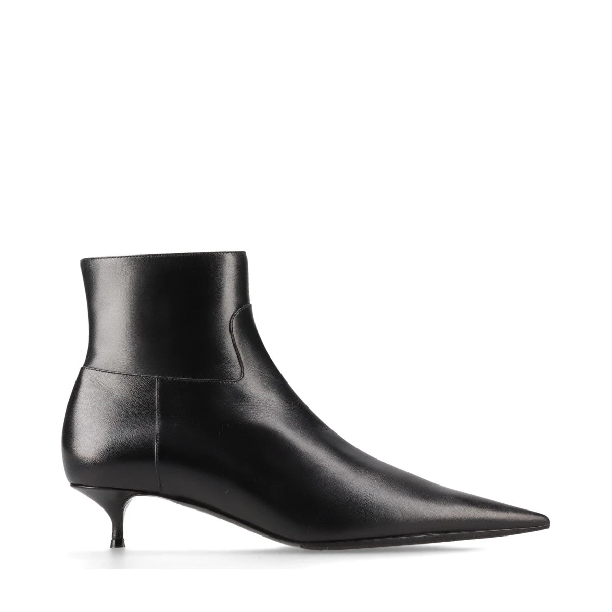 足元で魅せる革命 BALENCIAGA ショートブーツ バレンシアガ レザー ショートブーツ 40 レディース ブラック