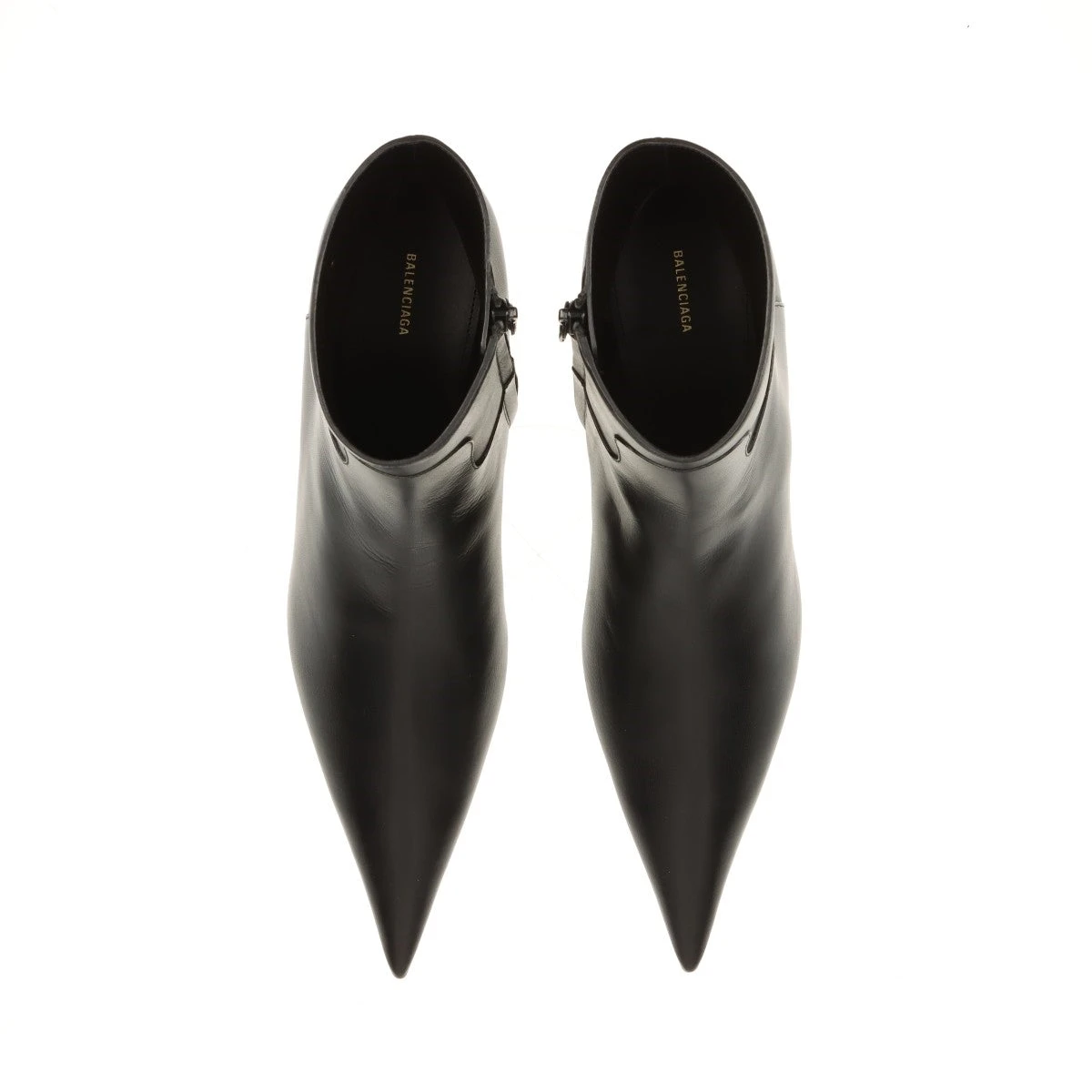 【お洒落☆】バレンシアガ レザー ハイブーツ ブラック BALENCIAGA バレンシアガ 型押し ストライク 20MM レースアップ