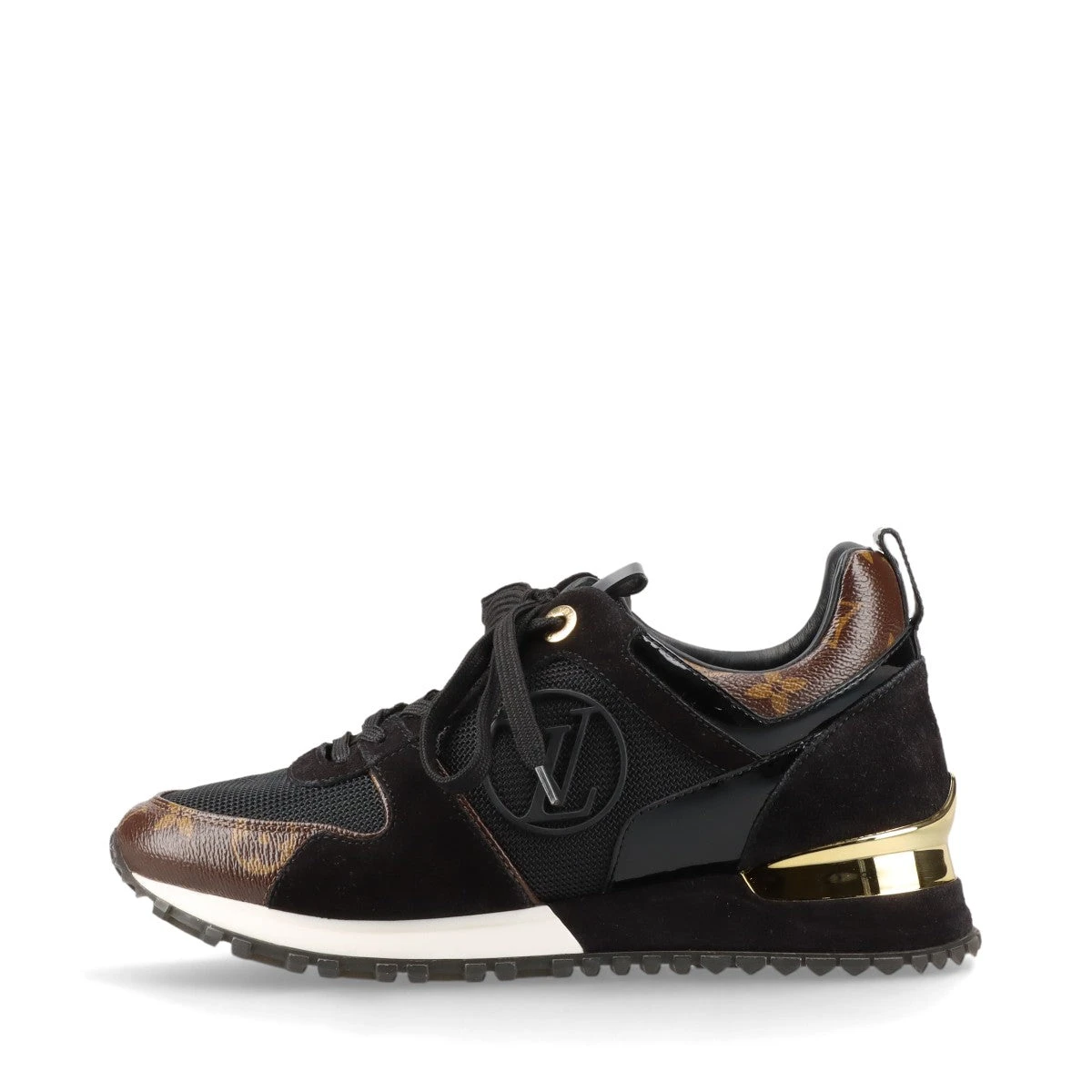 ヴィトン ランアウェイライン 18年 メッシュ×レザー スニーカー 36