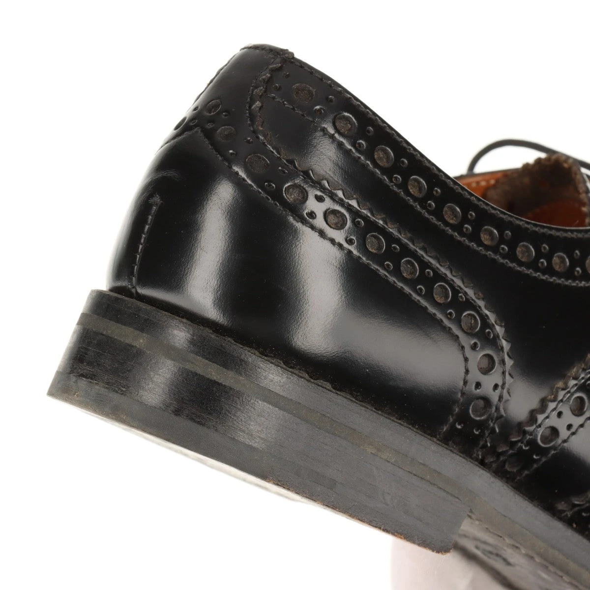 美品【バーバリー】Ｕチップ レザーシューズ BU1367♡ブラック 25.5 美品【バーバリー】Uチップ レザーシューズ BU1367♡ブラック