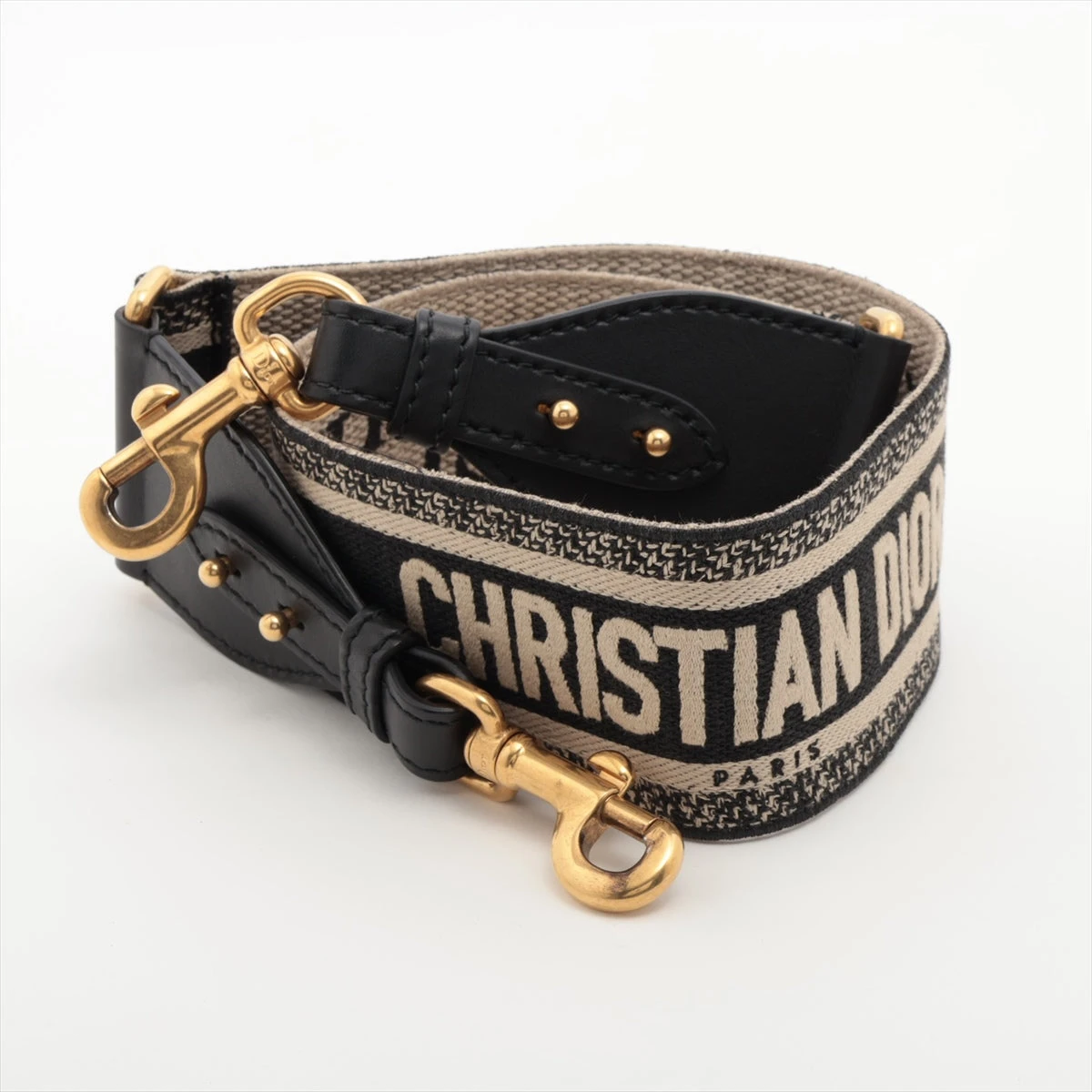 クリスチャンディオール ロゴ ショルダーストラップ ファブリック
