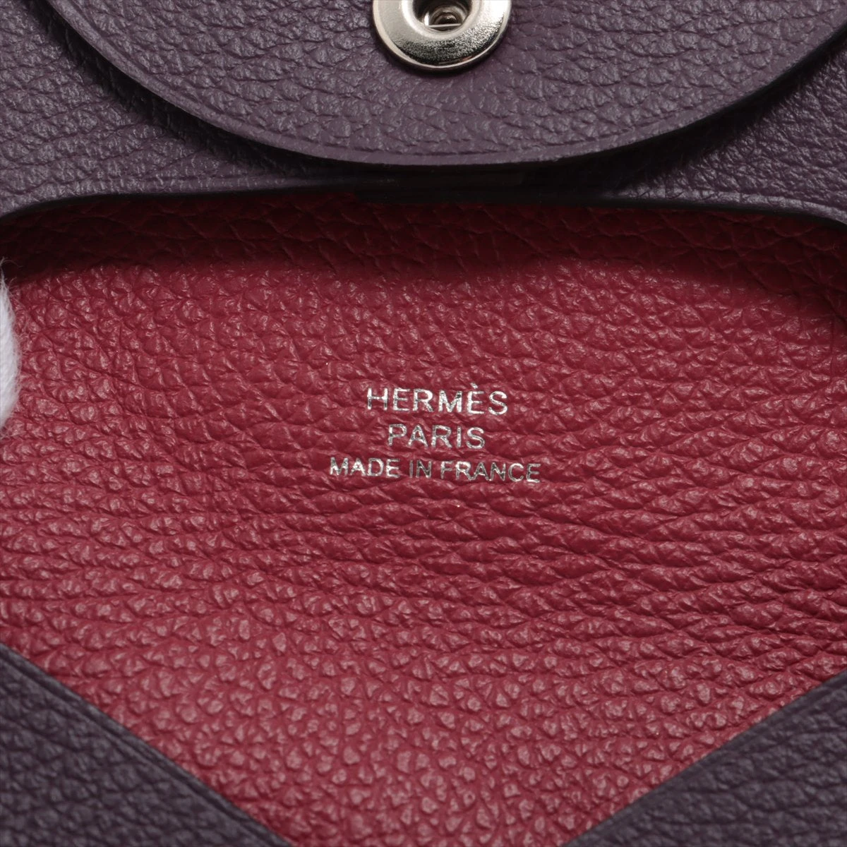 エルメスコインケース バスティア パープル HERMES エルメス コインケース バスティア ローズパープル