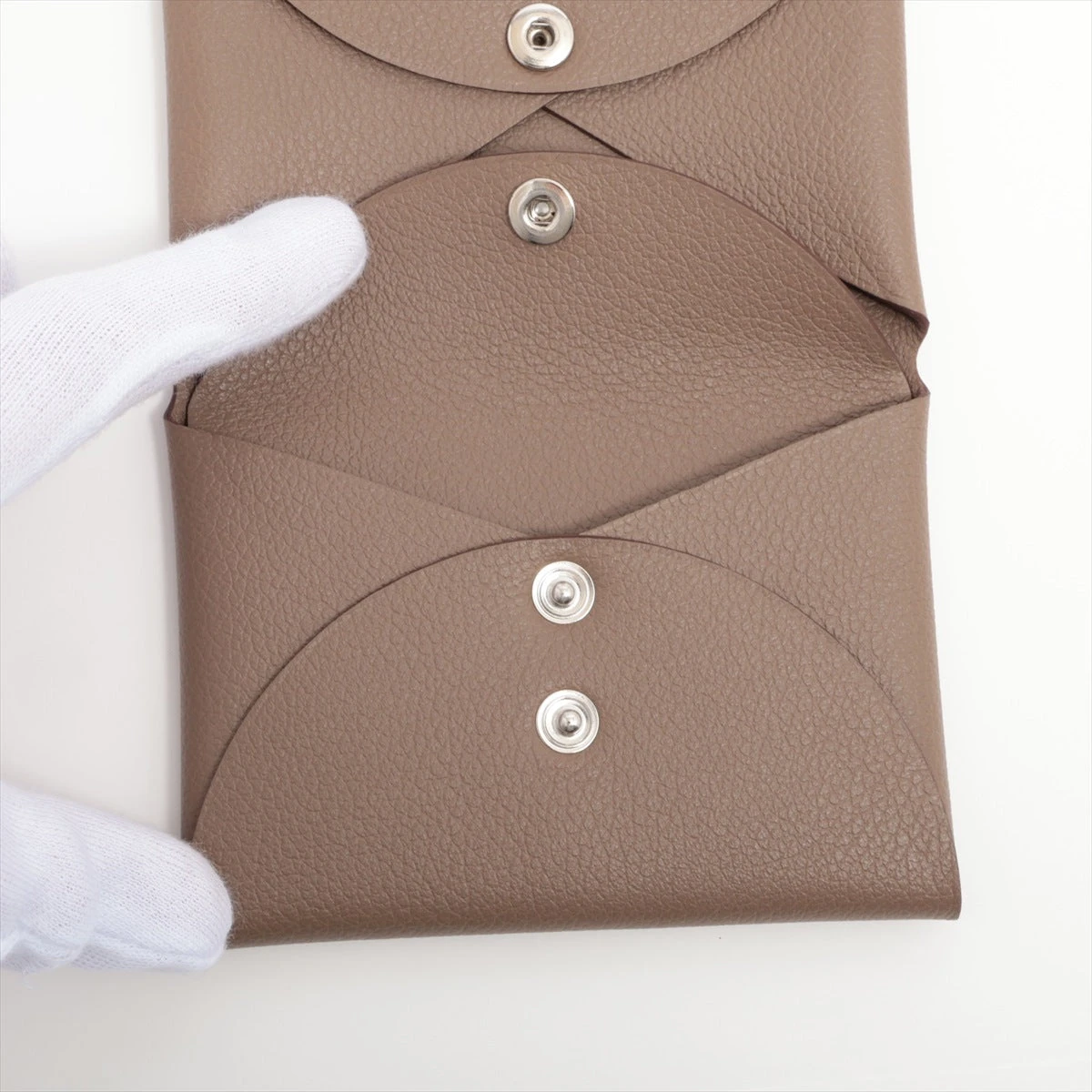 新品未使用 HERMES カルヴィデュオ エトゥープ