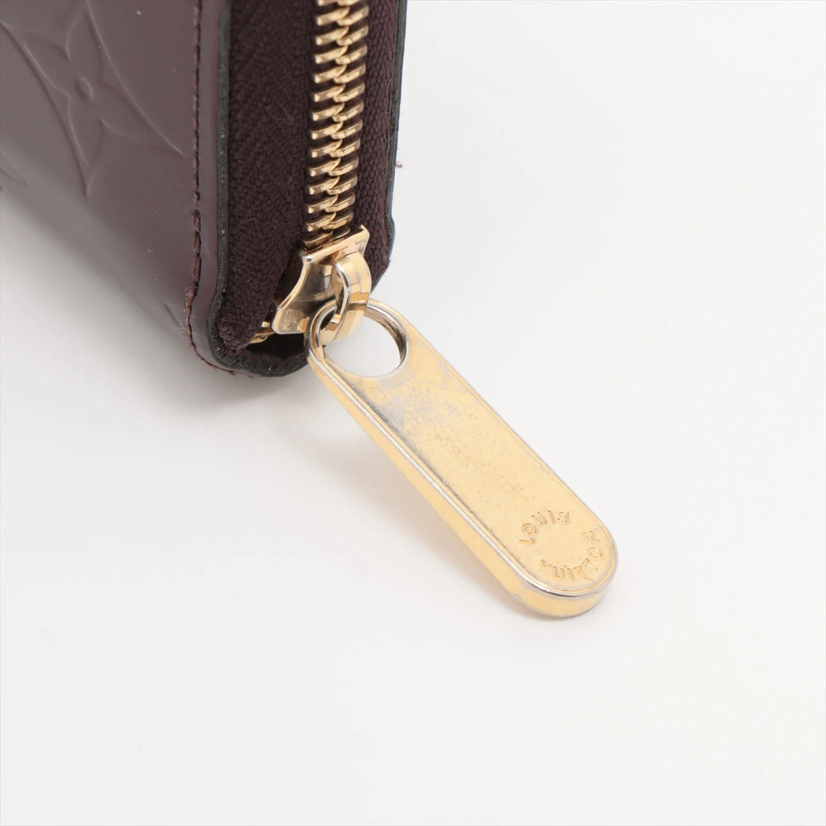 ノブマサ ルイヴィトン アマラント ジッピーウォレット ヴェルニ ルイ・ヴィトン ヴェルニ 財布 ジッピーウォレット アマラント